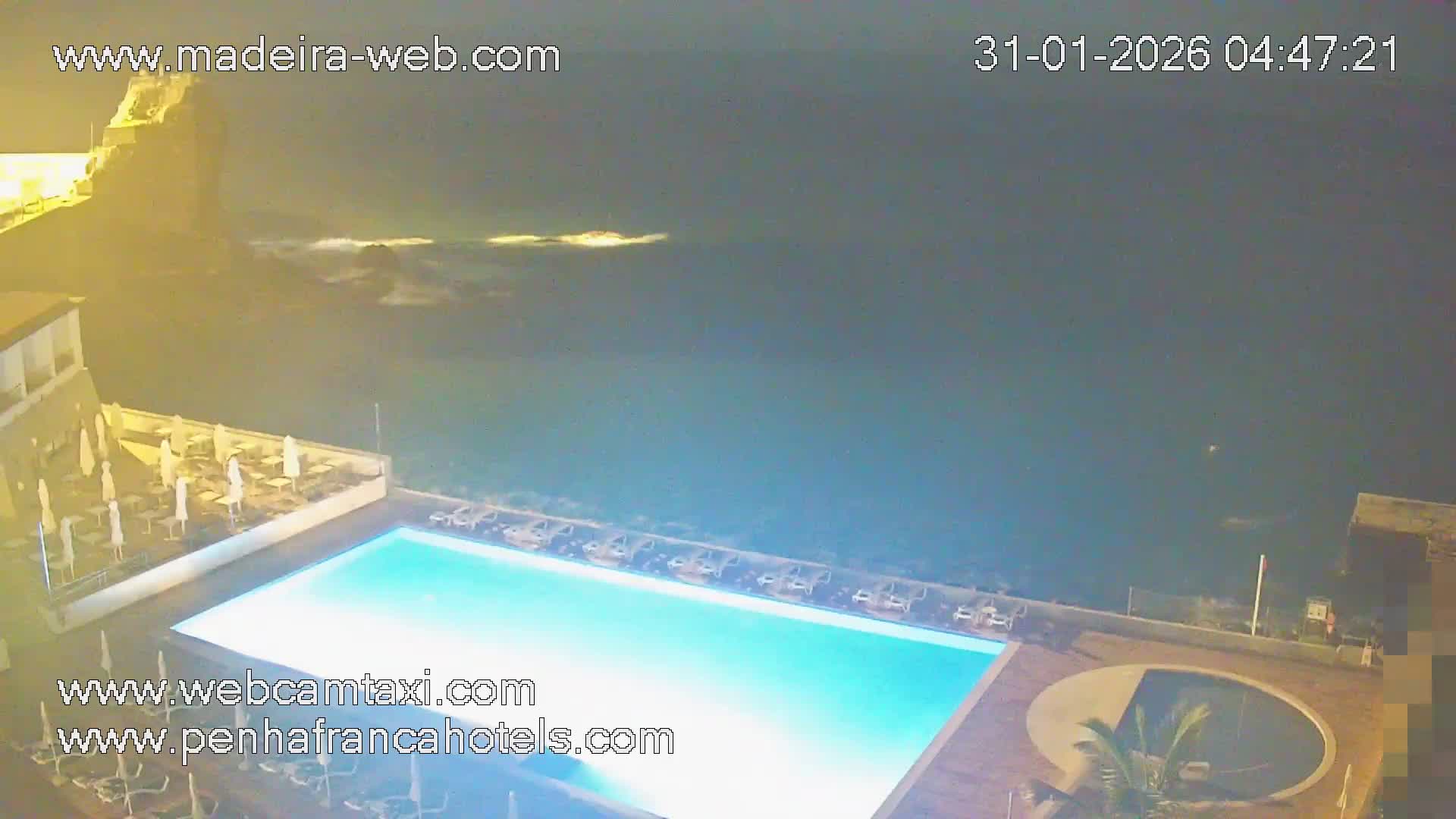 Funchal City View from Penha de Franca Hotel Live Cam - Funchal, Madeira, Portugal