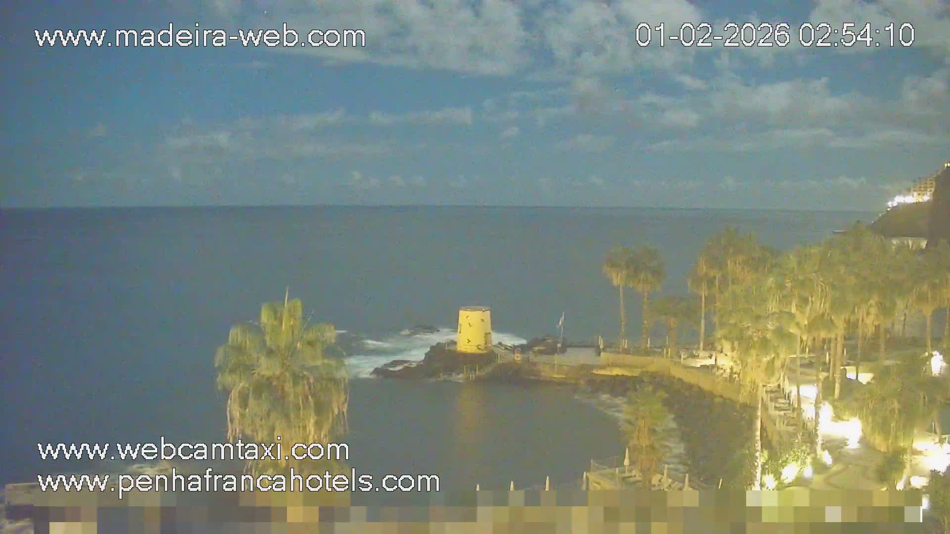 Funchal City View from Penha de Franca Hotel Live Cam - Funchal, Madeira, Portugal