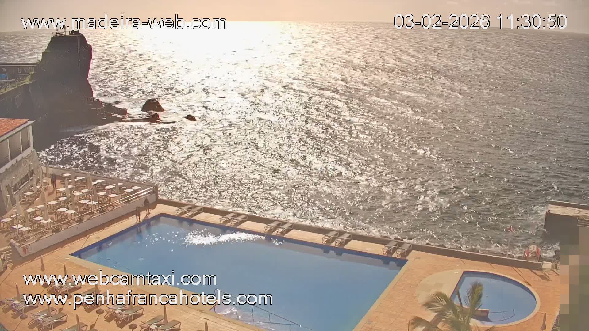 Funchal City View from Penha de Franca Hotel Live Cam - Funchal, Madeira, Portugal