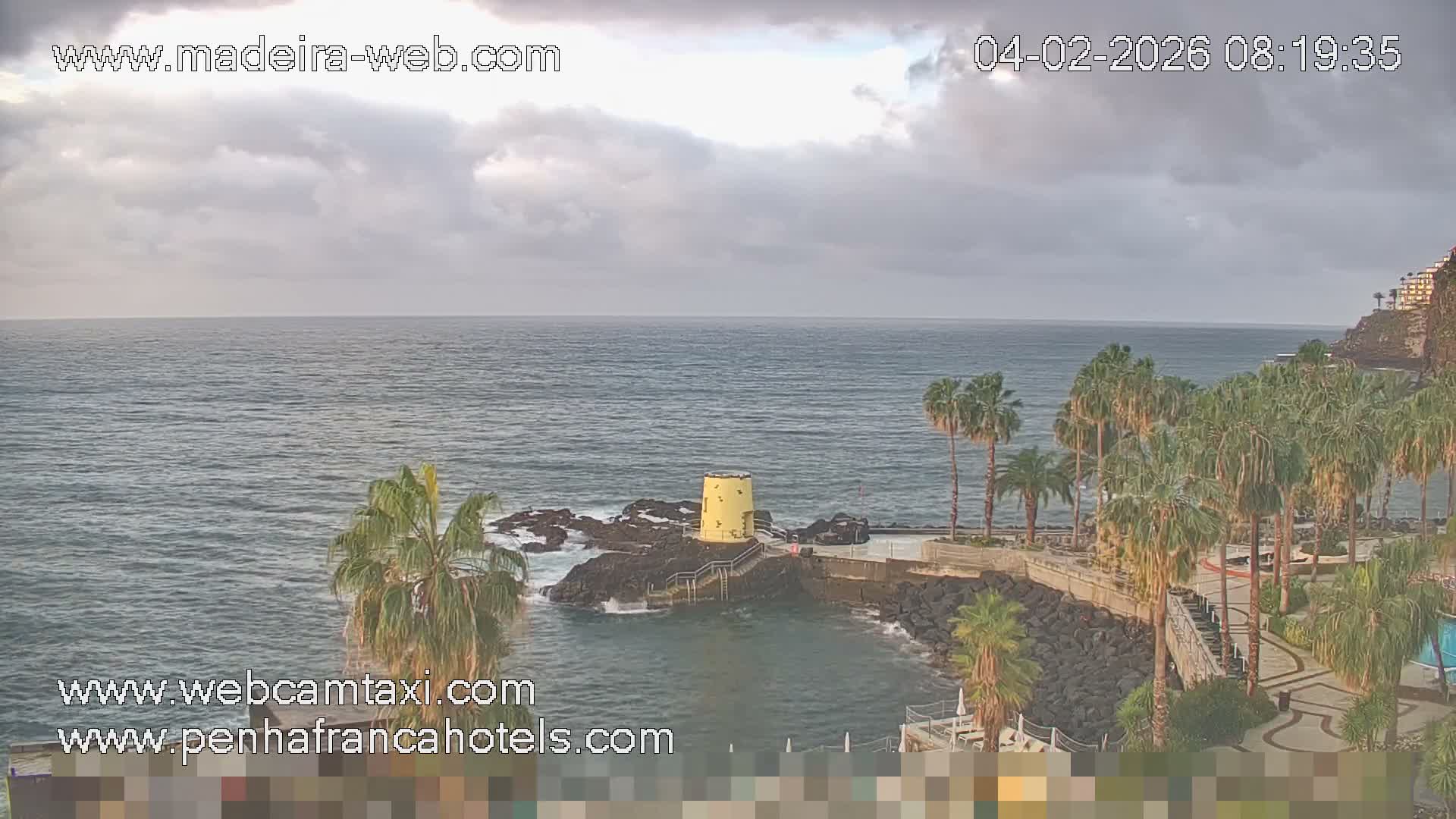 Funchal City View from Penha de Franca Hotel Live Cam - Funchal, Madeira, Portugal
