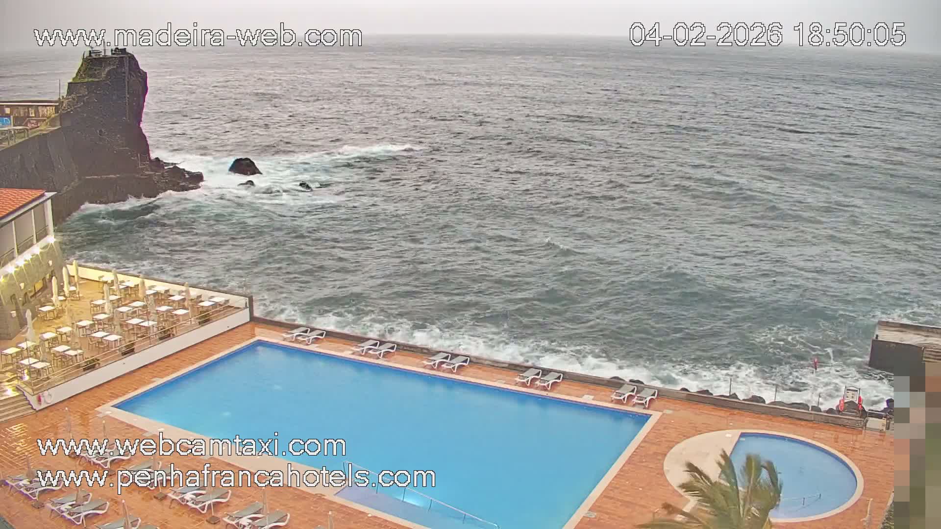 Funchal City View from Penha de Franca Hotel Live Cam - Funchal, Madeira, Portugal