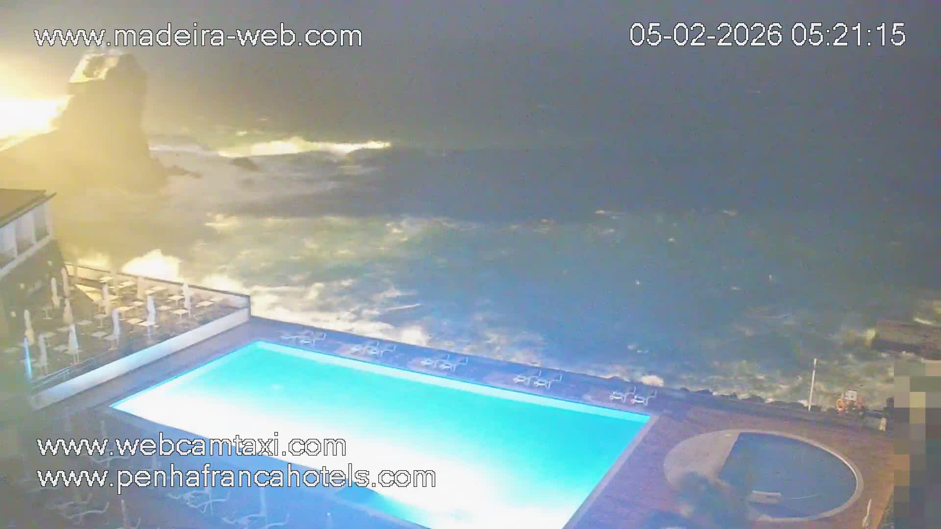 Funchal City View from Penha de Franca Hotel Live Cam - Funchal, Madeira, Portugal