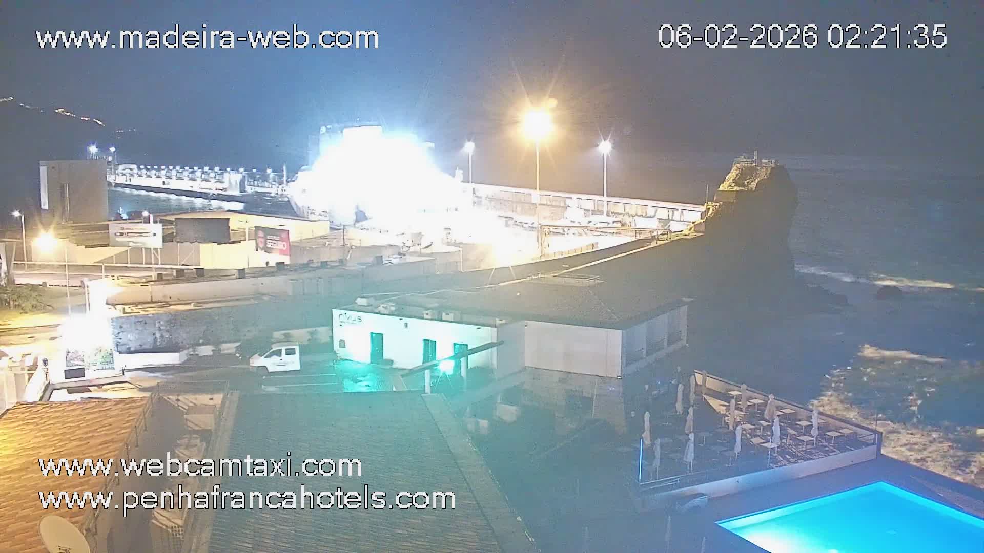 Funchal City View from Penha de Franca Hotel Live Cam - Funchal, Madeira, Portugal
