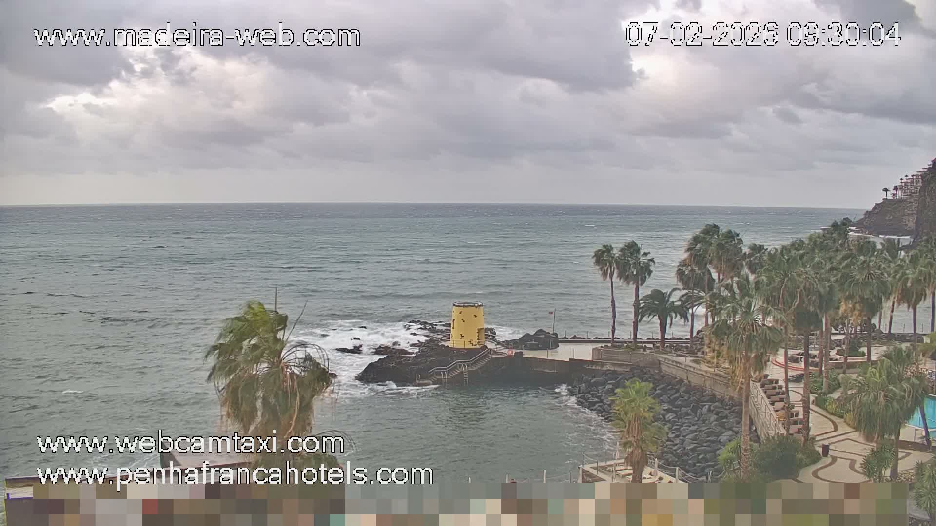 Funchal City View from Penha de Franca Hotel Live Cam - Funchal, Madeira, Portugal