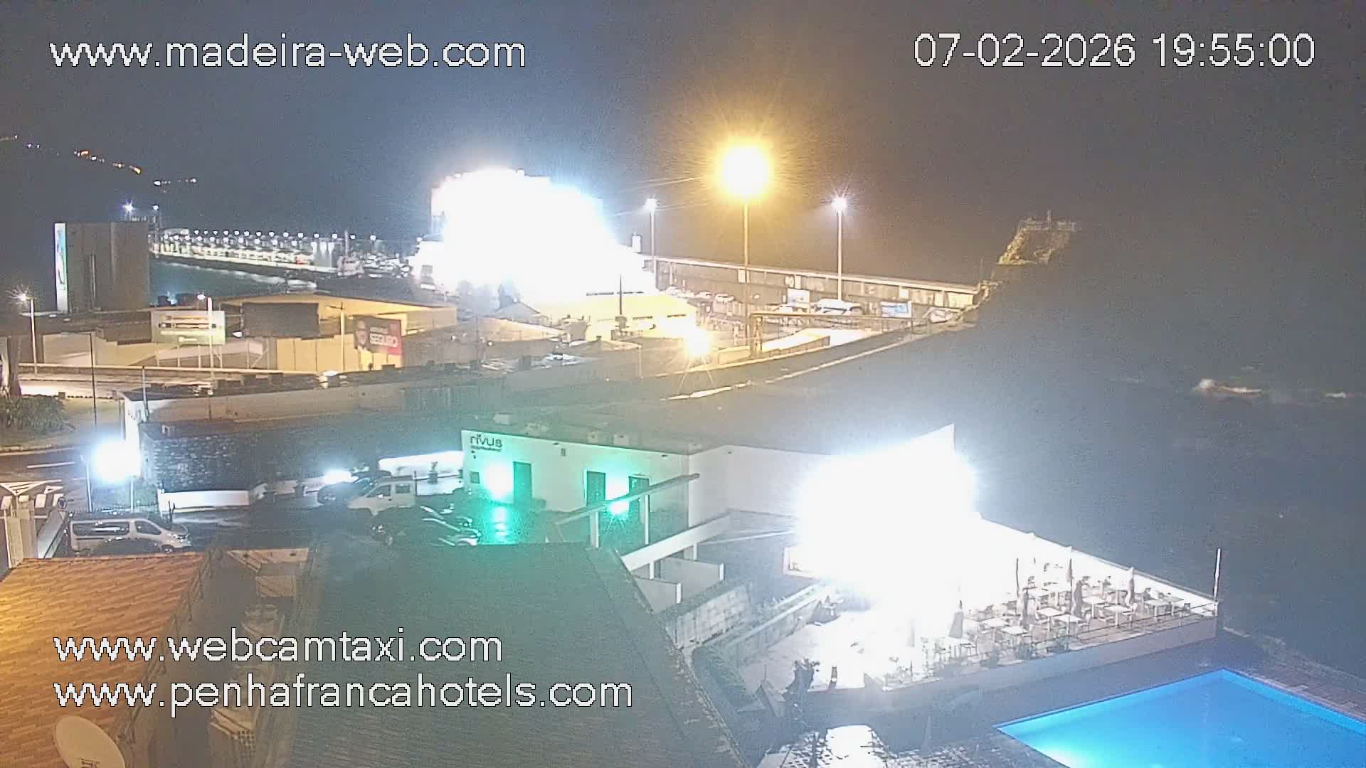 Funchal City View from Penha de Franca Hotel Live Cam - Funchal, Madeira, Portugal