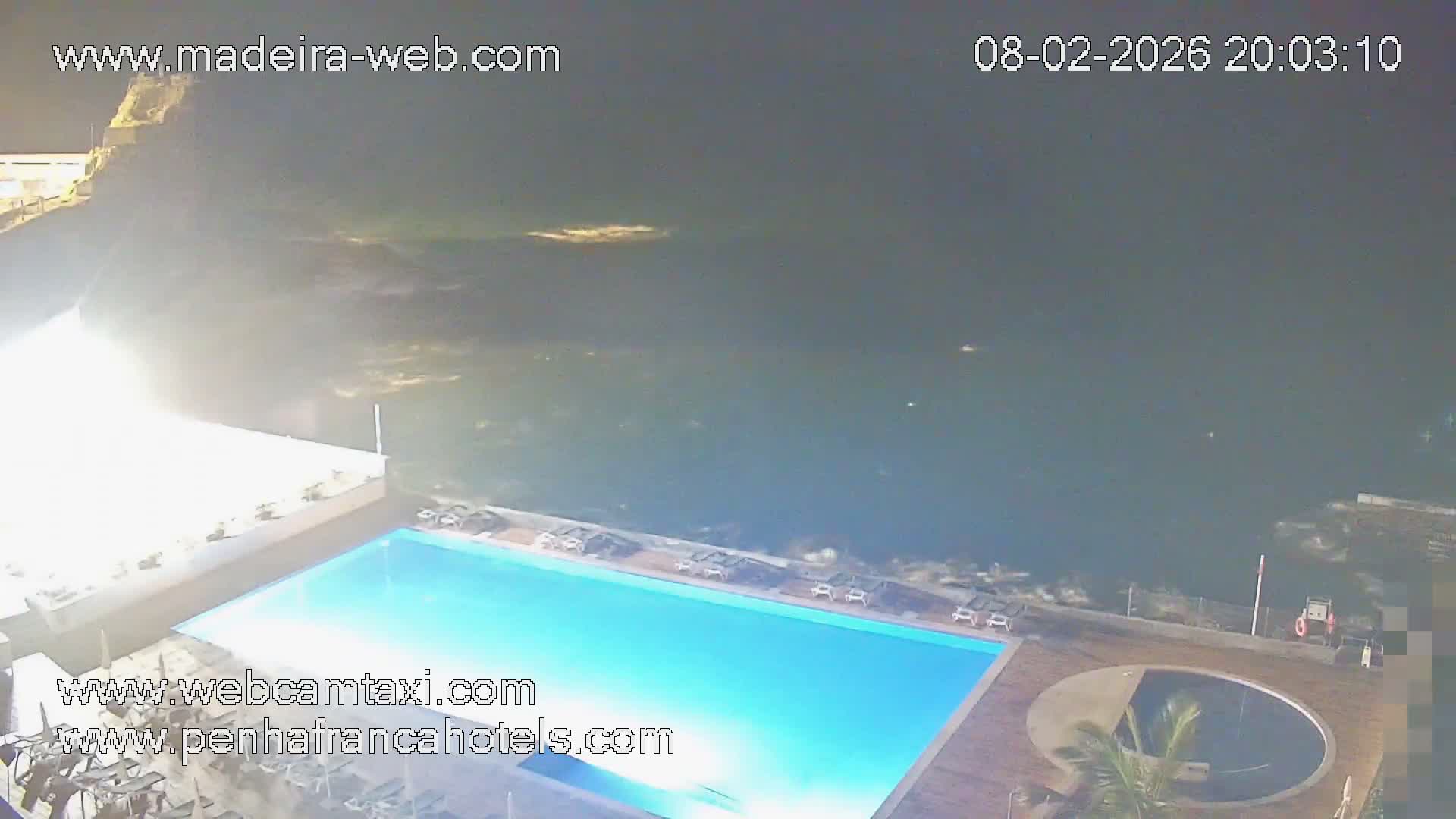 Funchal City View from Penha de Franca Hotel Live Cam - Funchal, Madeira, Portugal