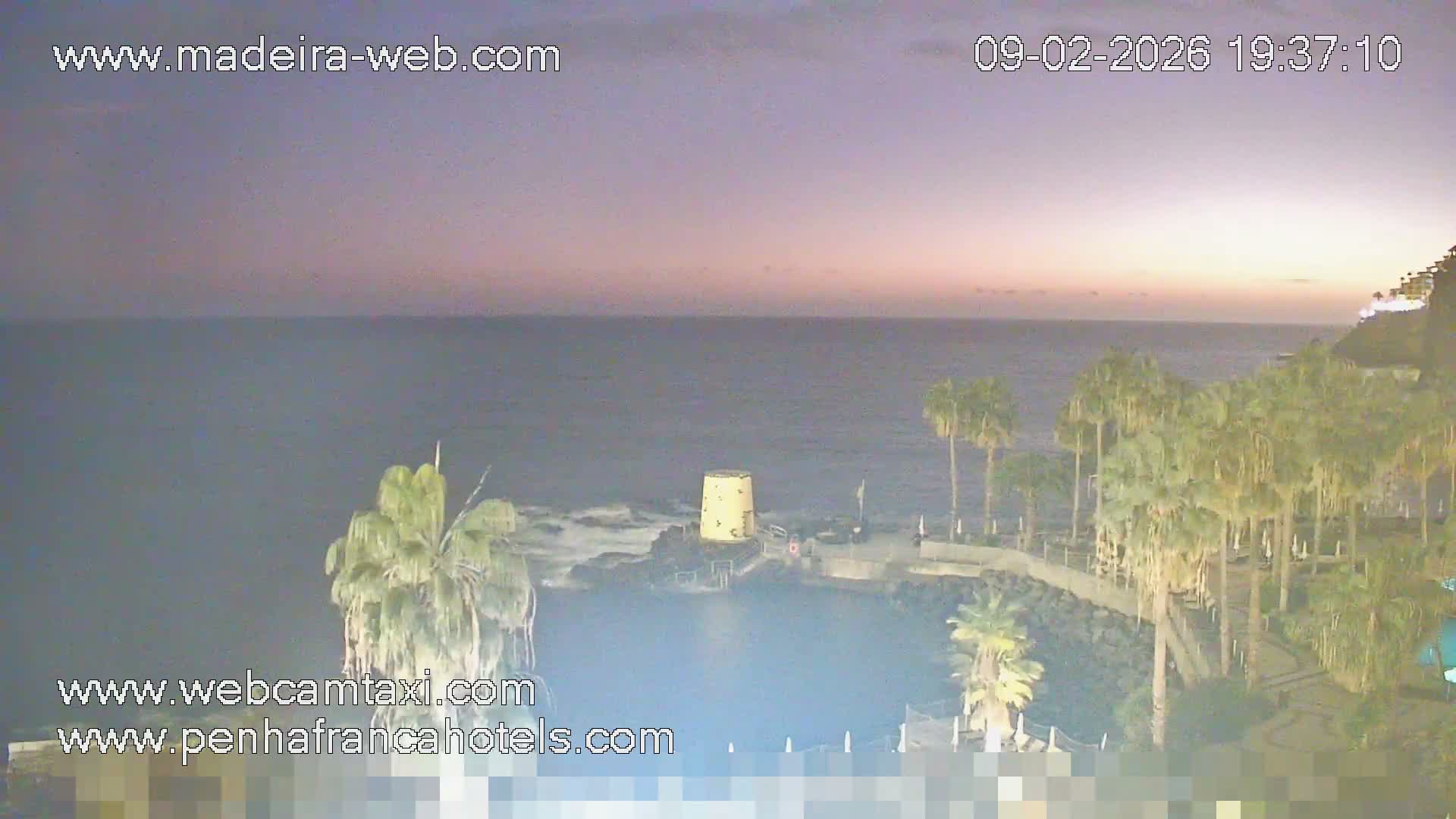 Funchal City View from Penha de Franca Hotel Live Cam - Funchal, Madeira, Portugal
