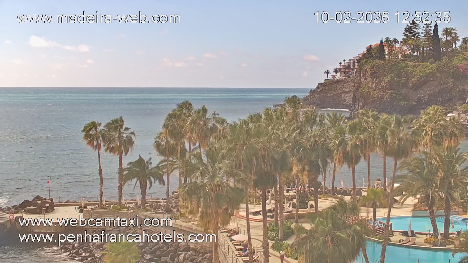 Funchal City View from Penha de Franca Hotel Live Cam - Funchal, Madeira, Portugal
