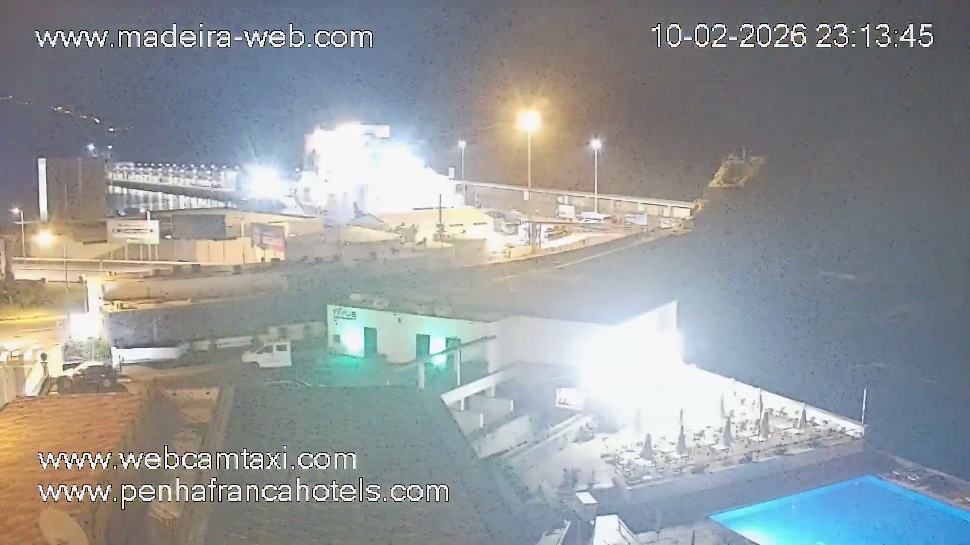 Funchal City View from Penha de Franca Hotel Live Cam - Funchal, Madeira, Portugal
