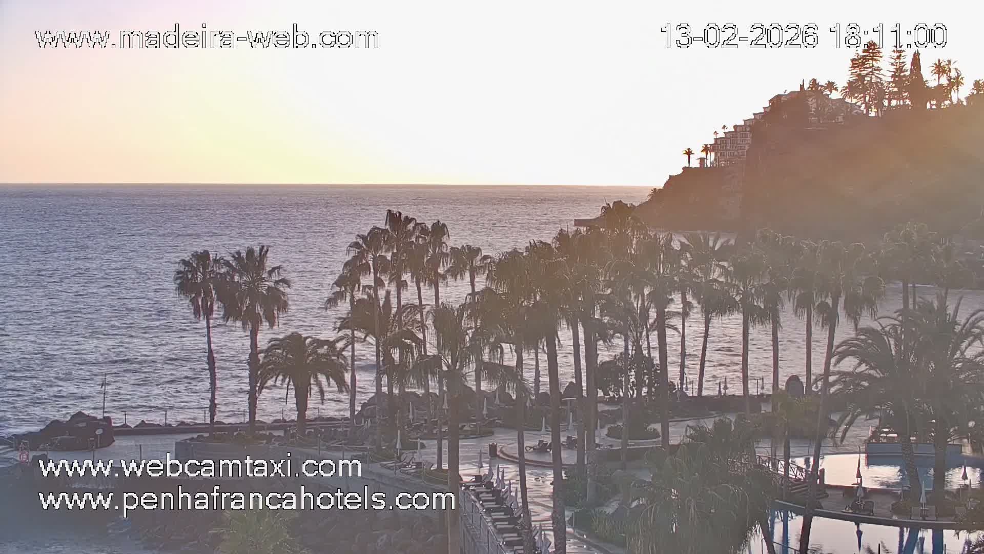 Funchal City View from Penha de Franca Hotel Live Cam - Funchal, Madeira, Portugal