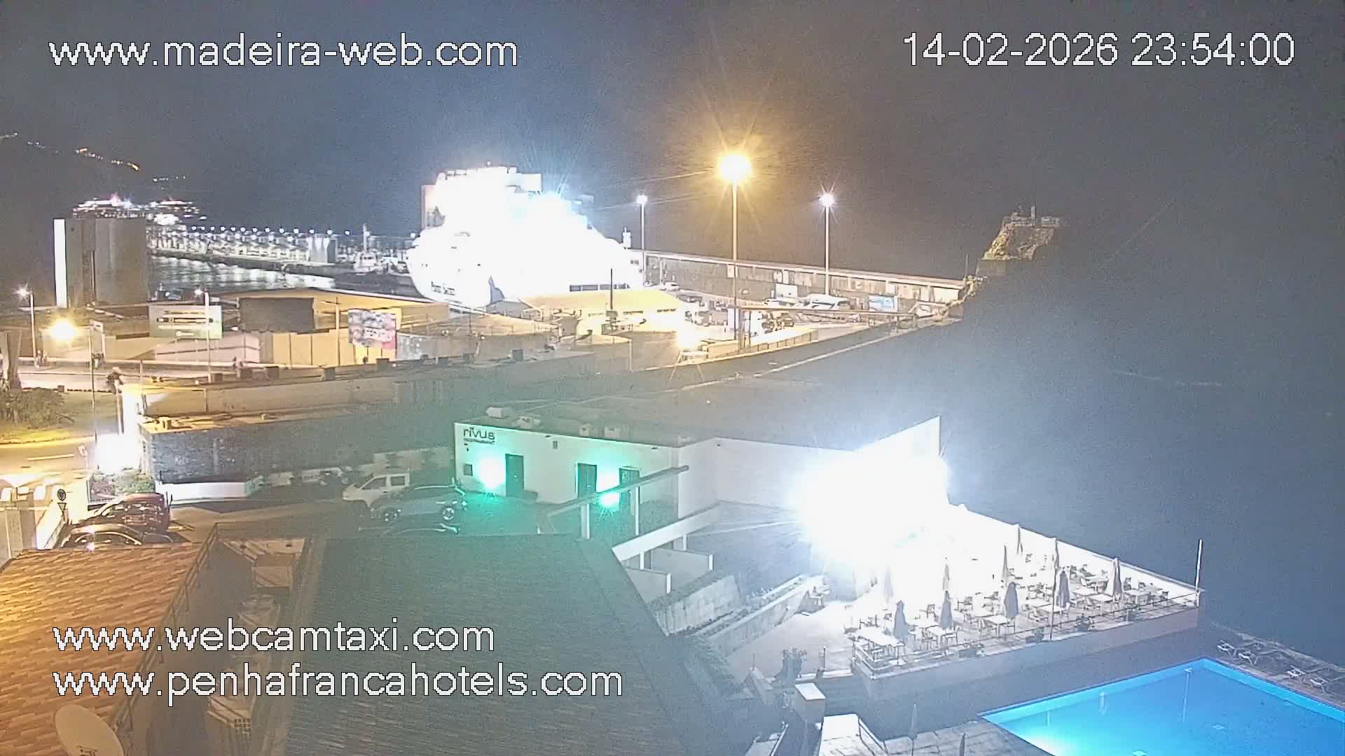 Funchal City View from Penha de Franca Hotel Live Cam - Funchal, Madeira, Portugal