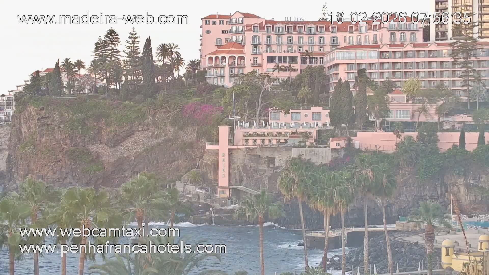 Funchal City View from Penha de Franca Hotel Live Cam - Funchal, Madeira, Portugal