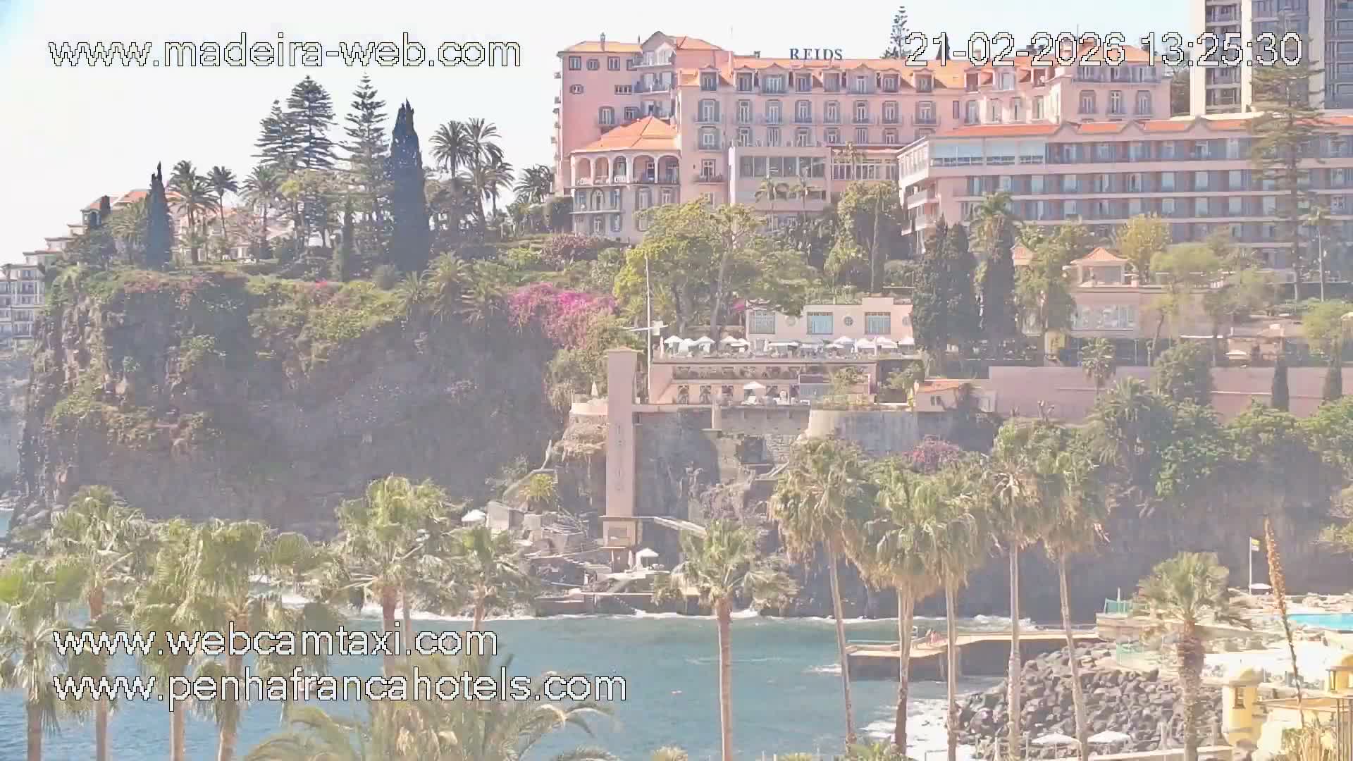 Funchal City View from Penha de Franca Hotel Live Cam - Funchal, Madeira, Portugal