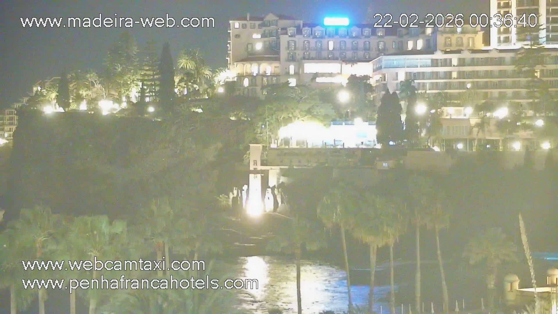 Funchal City View from Penha de Franca Hotel Live Cam - Funchal, Madeira, Portugal