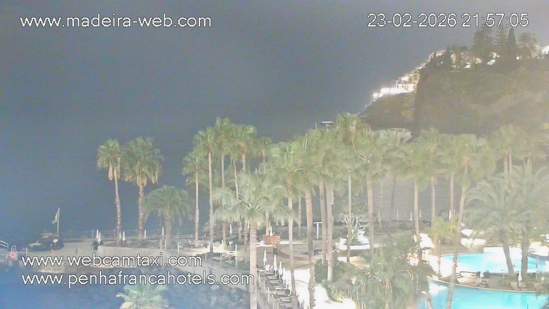 Funchal City View from Penha de Franca Hotel Live Cam - Funchal, Madeira, Portugal