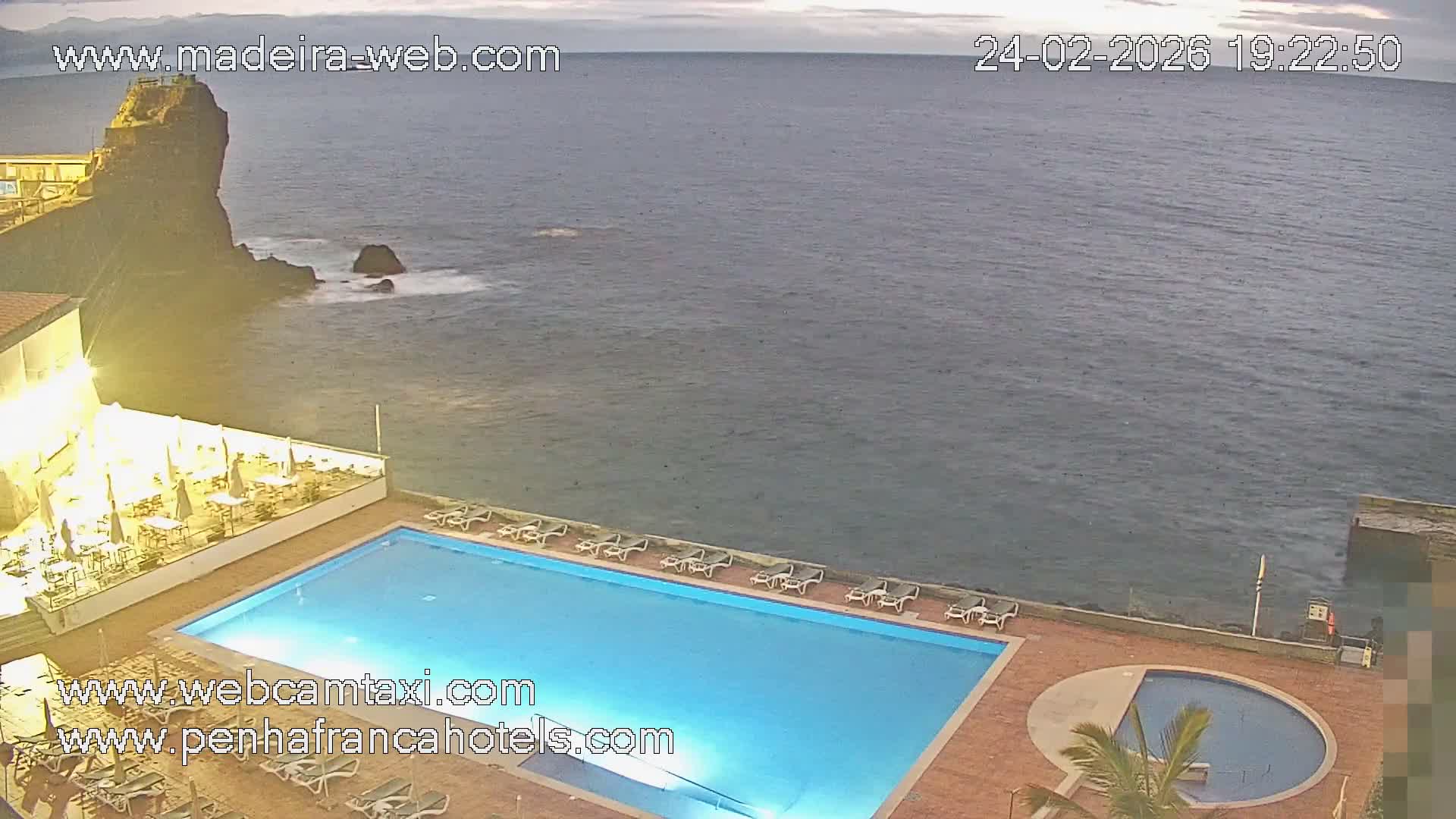 Funchal City View from Penha de Franca Hotel Live Cam - Funchal, Madeira, Portugal