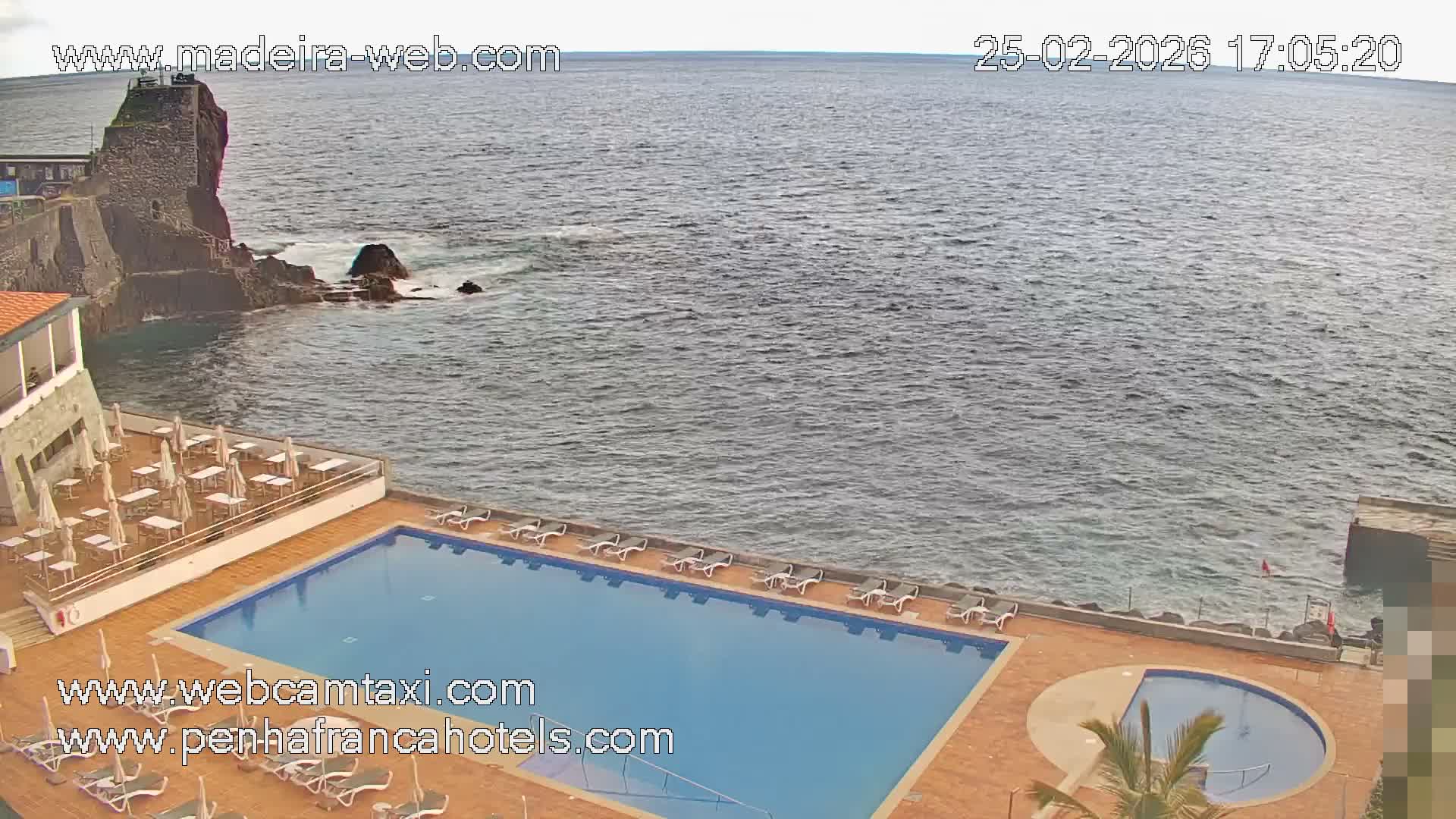 Funchal City View from Penha de Franca Hotel Live Cam - Funchal, Madeira, Portugal