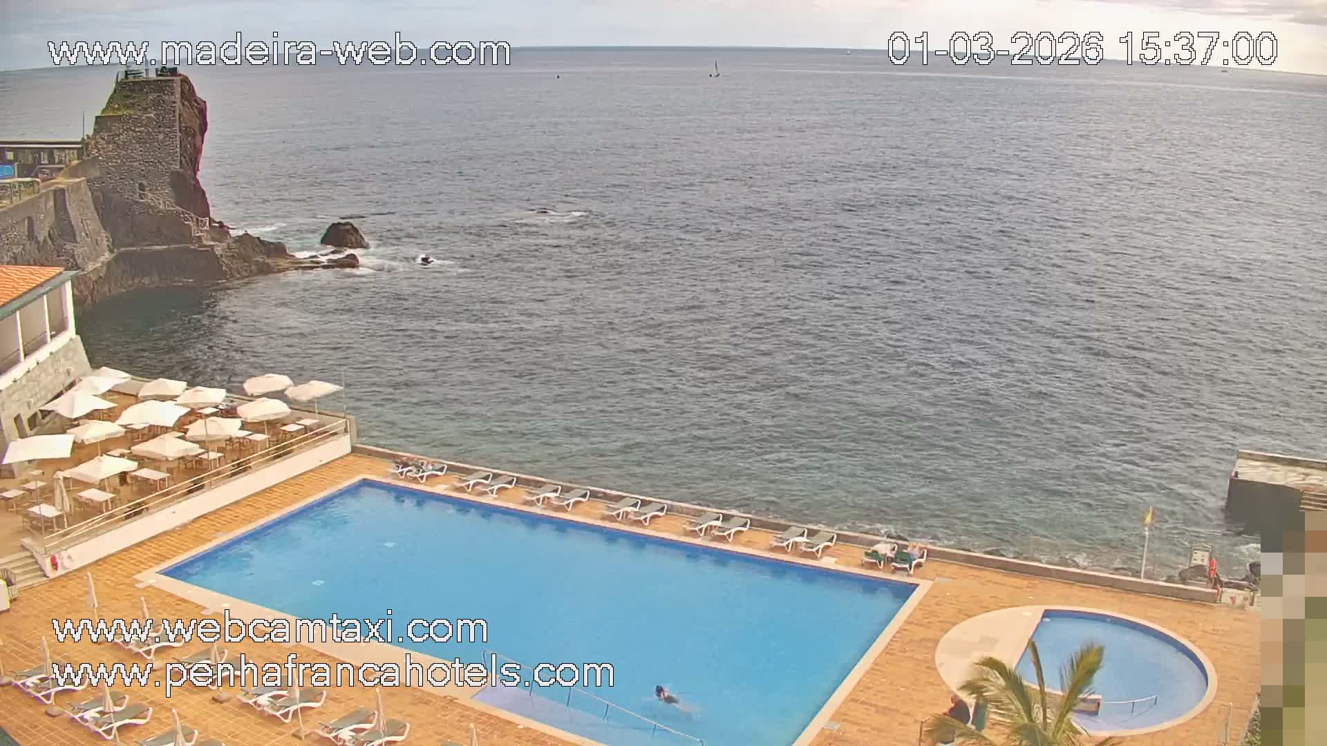 Funchal City View from Penha de Franca Hotel Live Cam - Funchal, Madeira, Portugal