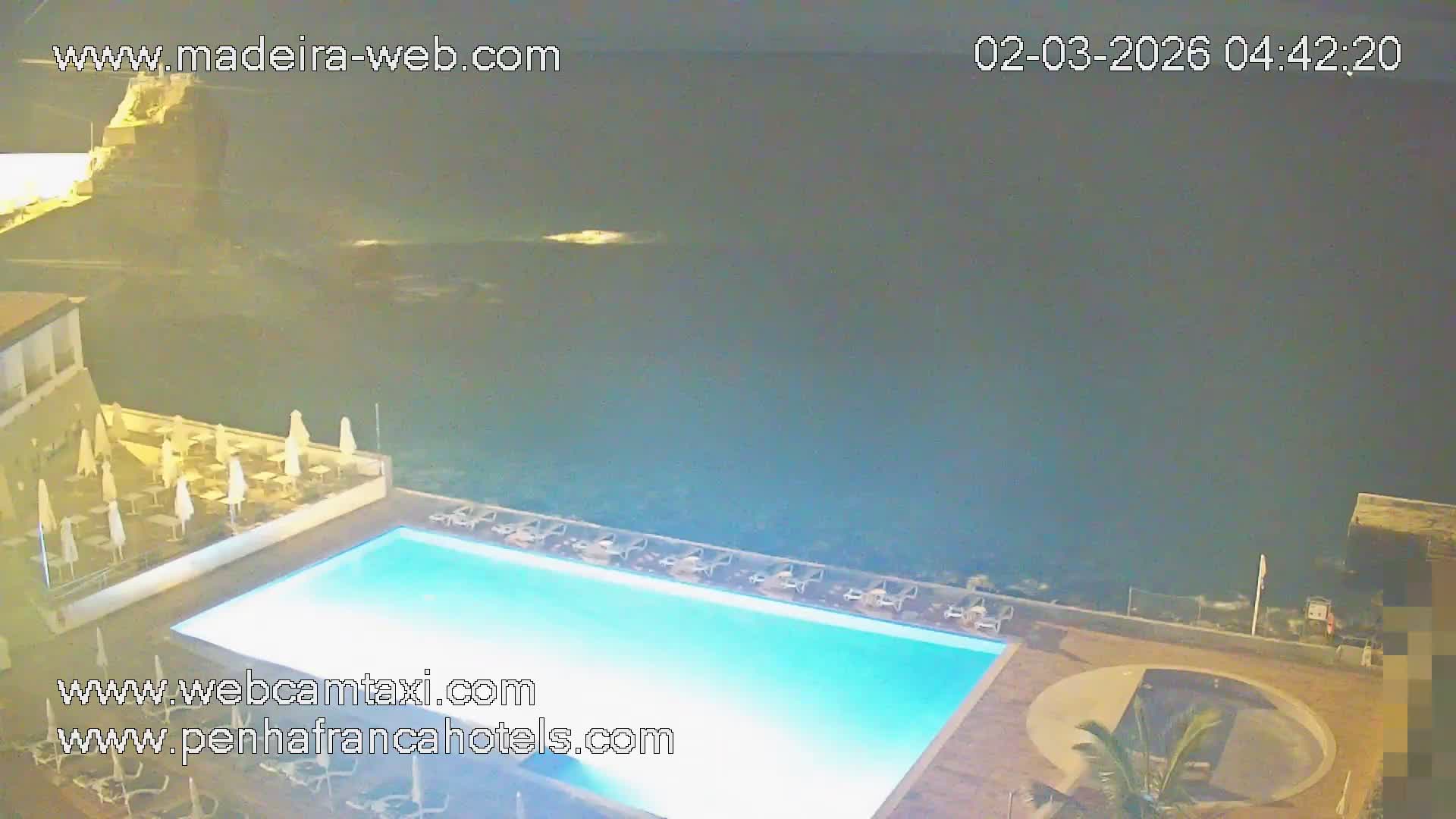 Funchal City View from Penha de Franca Hotel Live Cam - Funchal, Madeira, Portugal