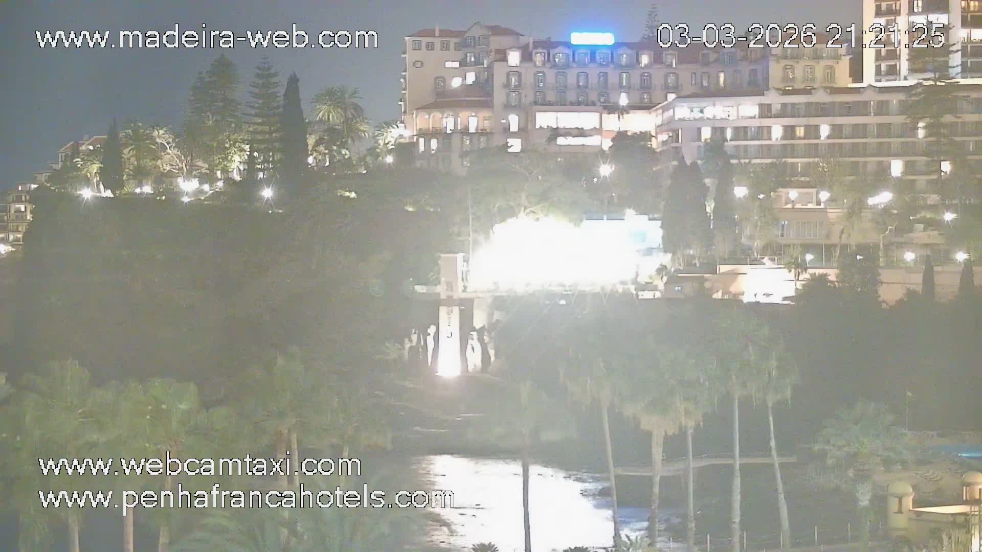 Funchal City View from Penha de Franca Hotel Live Cam - Funchal, Madeira, Portugal