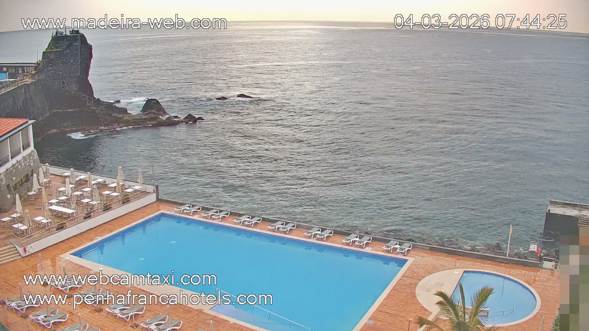 Funchal City View from Penha de Franca Hotel Live Cam - Funchal, Madeira, Portugal