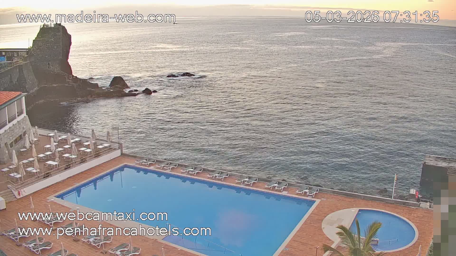 Funchal City View from Penha de Franca Hotel Live Cam - Funchal, Madeira, Portugal