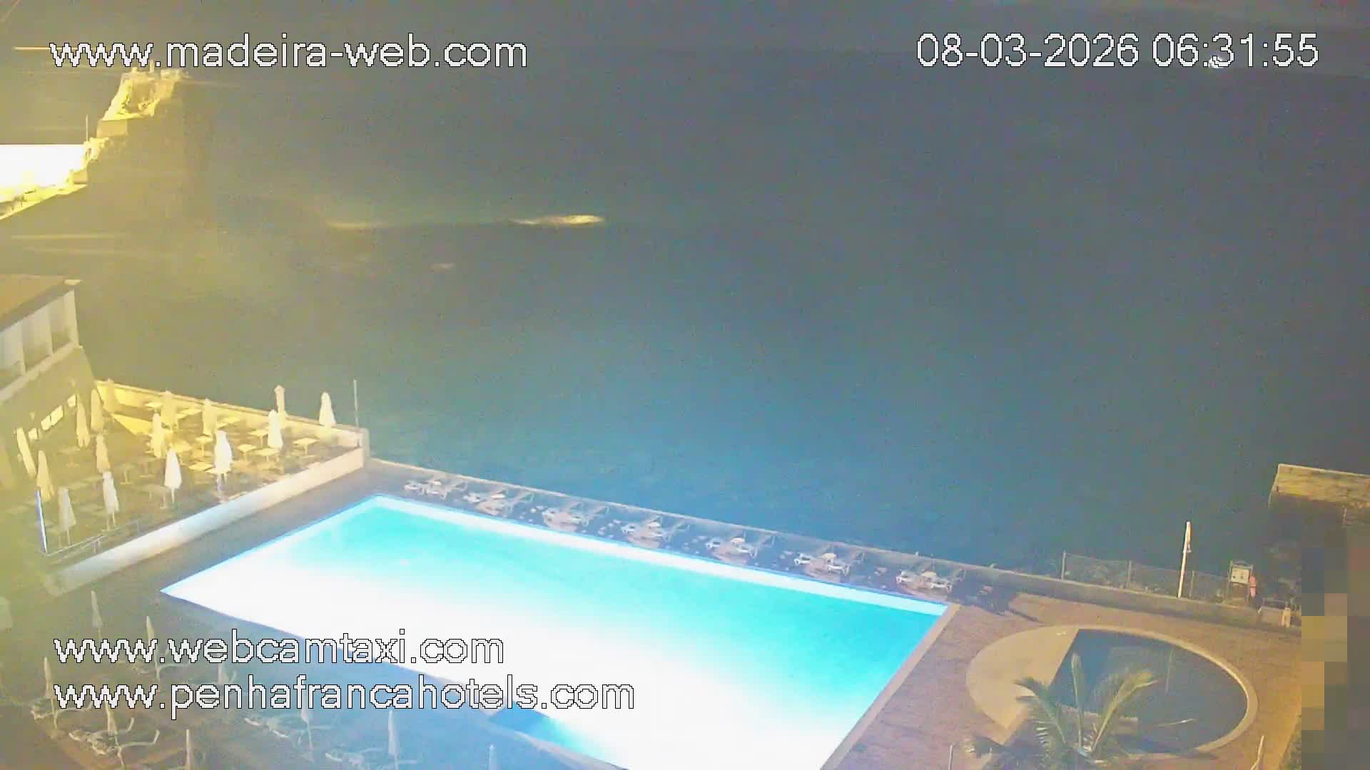 Funchal City View from Penha de Franca Hotel Live Cam - Funchal, Madeira, Portugal
