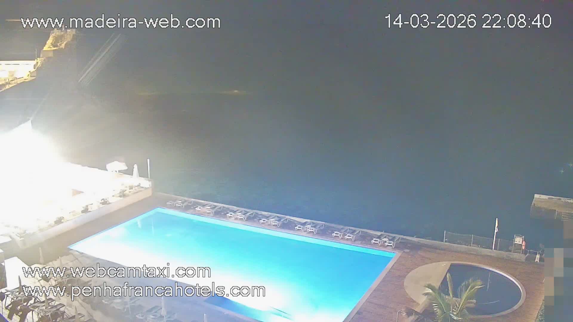 Funchal City View from Penha de Franca Hotel Live Cam - Funchal, Madeira, Portugal