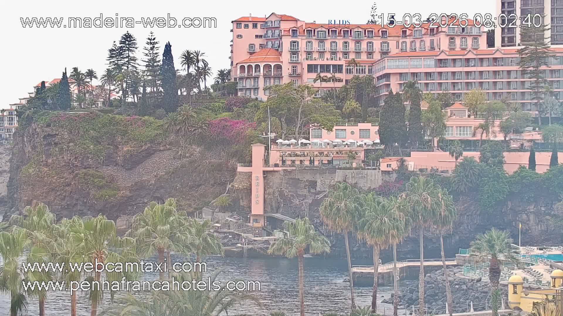 Funchal City View from Penha de Franca Hotel Live Cam - Funchal, Madeira, Portugal