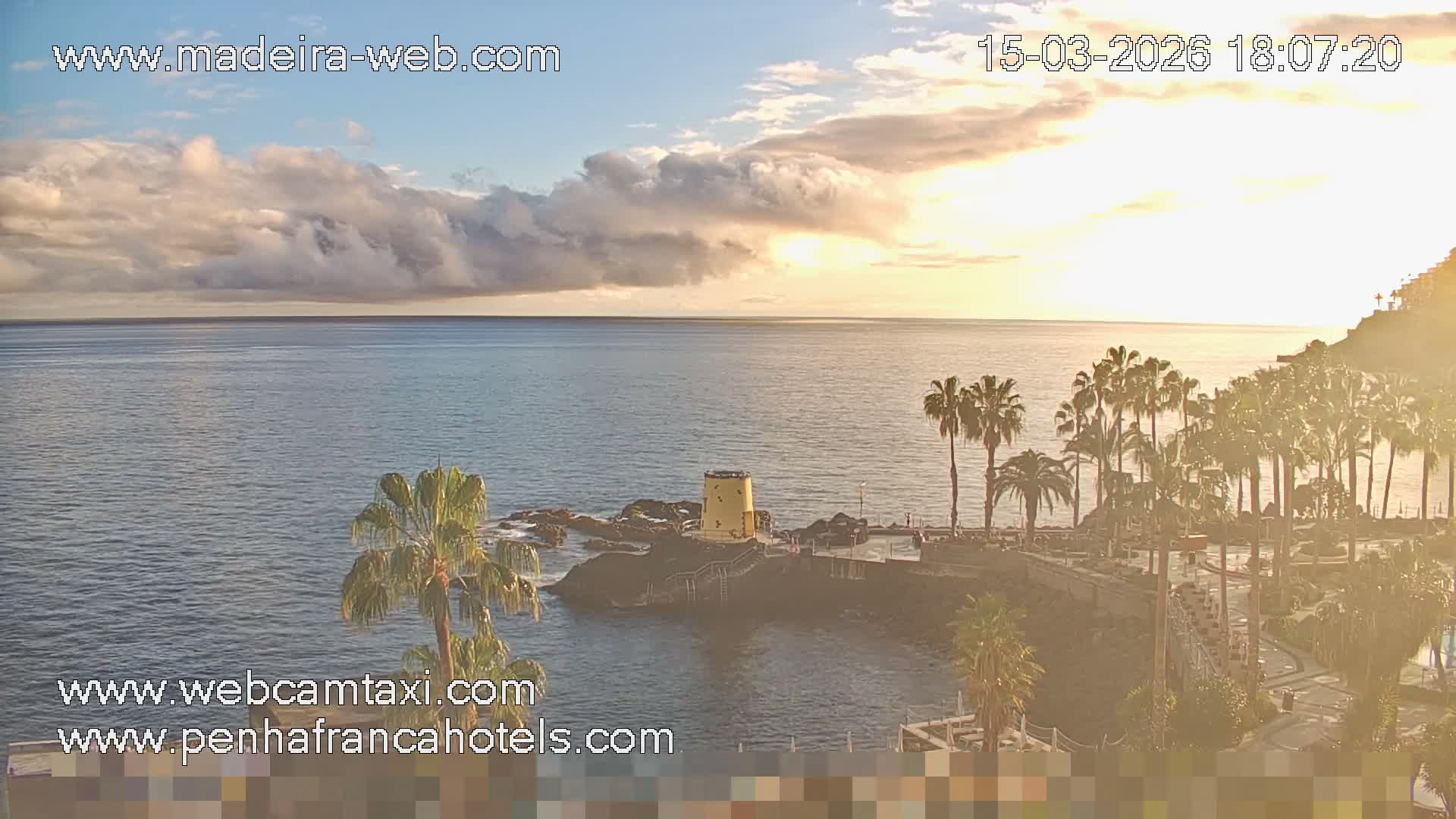 Funchal City View from Penha de Franca Hotel Live Cam - Funchal, Madeira, Portugal