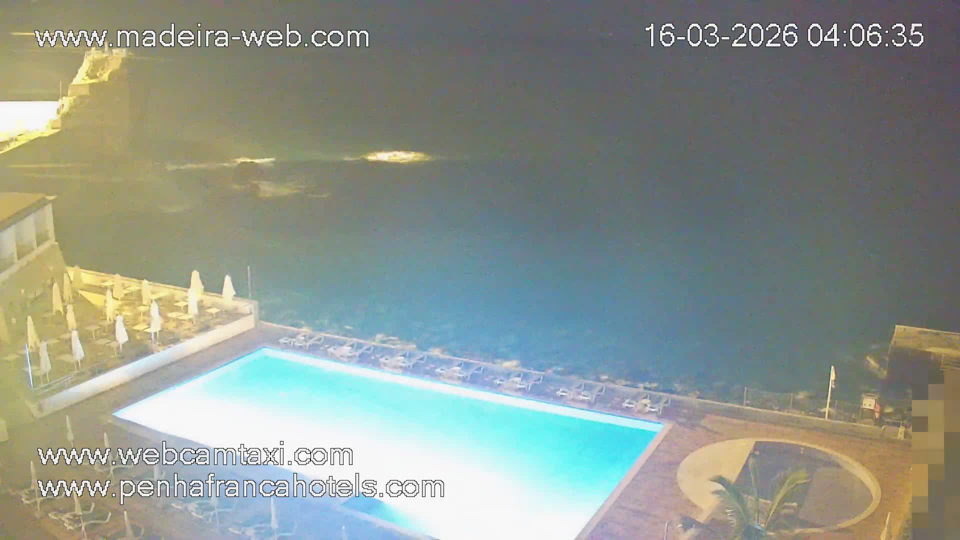Funchal City View from Penha de Franca Hotel Live Cam - Funchal, Madeira, Portugal