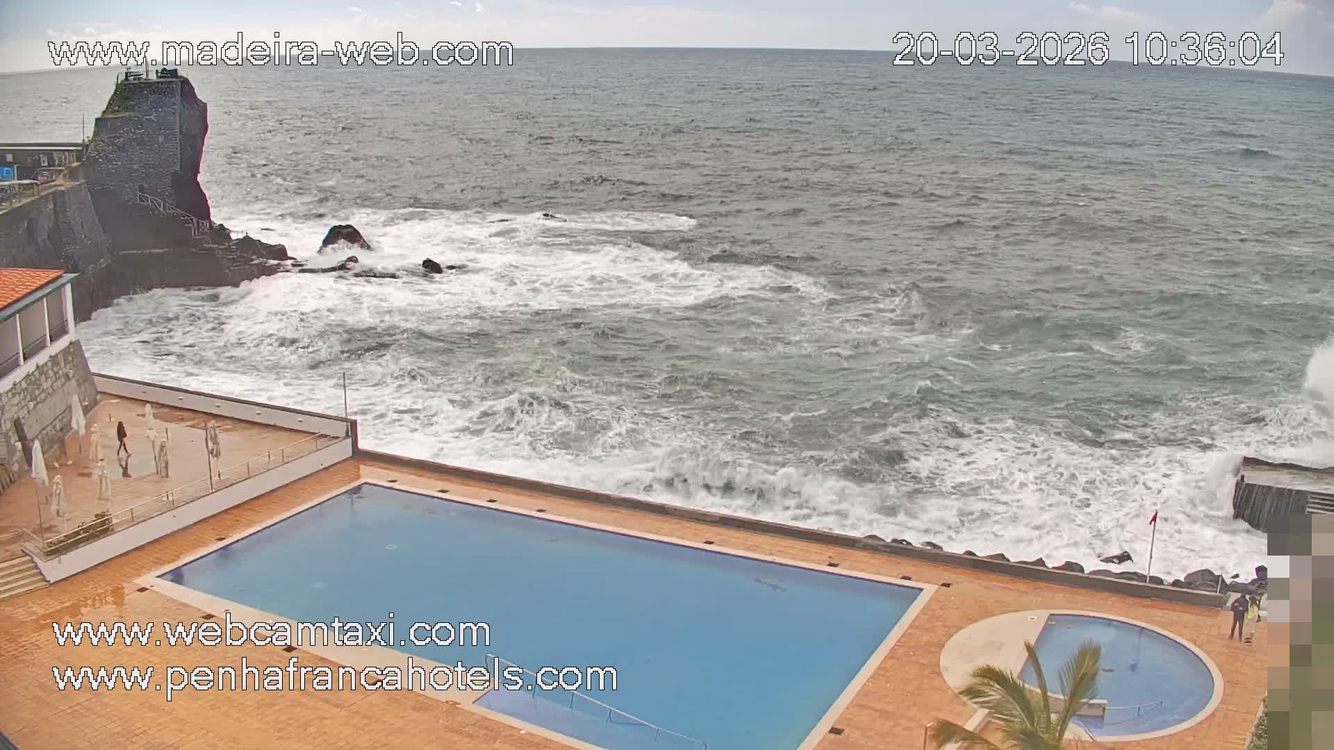 Funchal City View from Penha de Franca Hotel Live Cam - Funchal, Madeira, Portugal