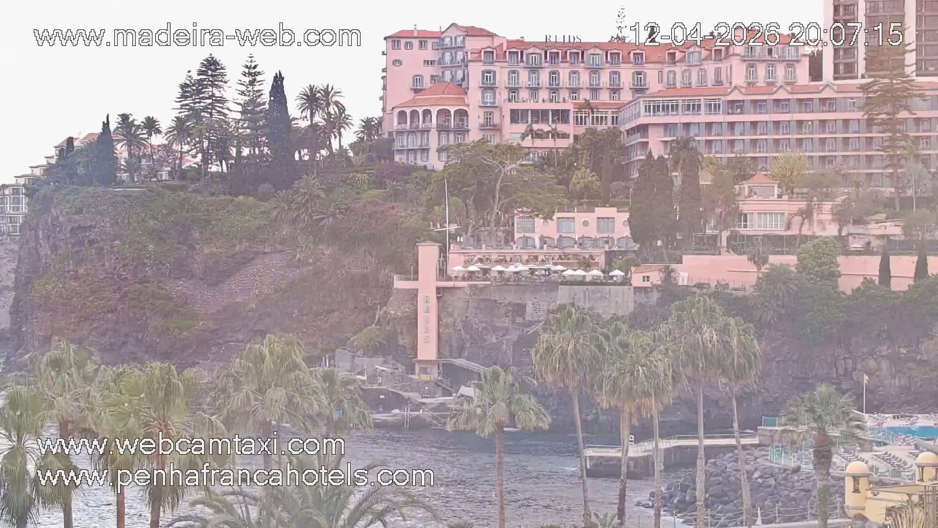 Funchal City View from Penha de Franca Hotel Live Cam - Funchal, Madeira, Portugal