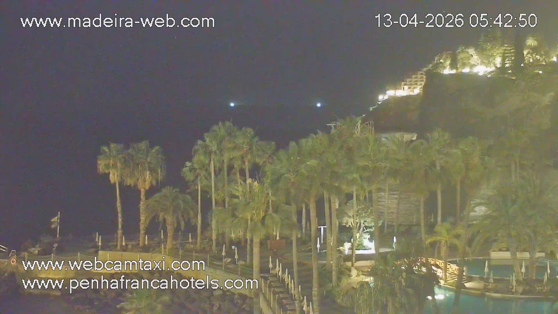 Funchal City View from Penha de Franca Hotel Live Cam - Funchal, Madeira, Portugal