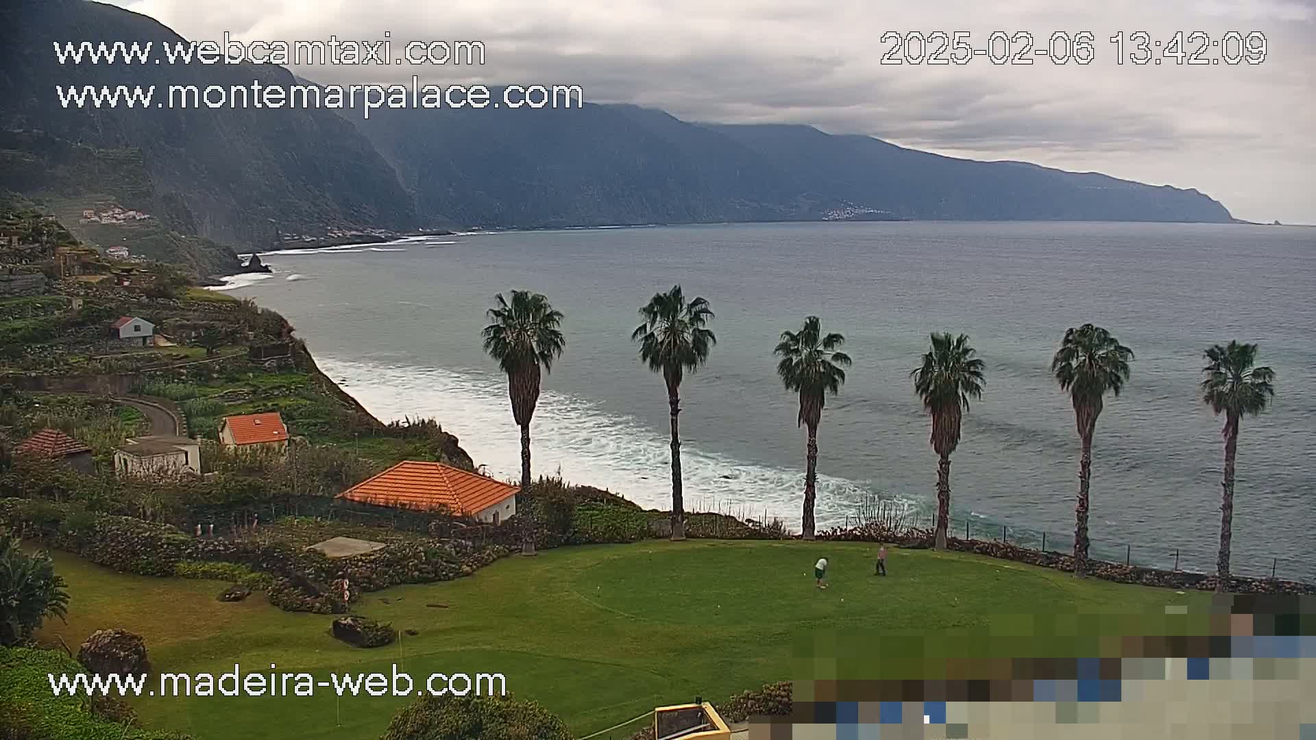 Ponta Delgada Coast  Live Cam from Monte Mar Palace Hotel - Sao Vicente, Madeira, Portugal