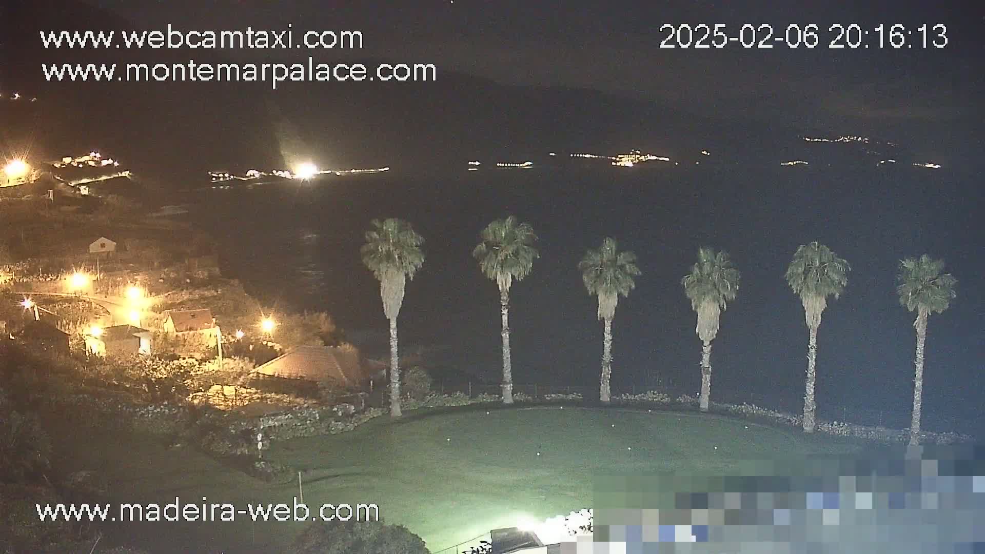 Ponta Delgada Coast  Live Cam from Monte Mar Palace Hotel - Sao Vicente, Madeira, Portugal