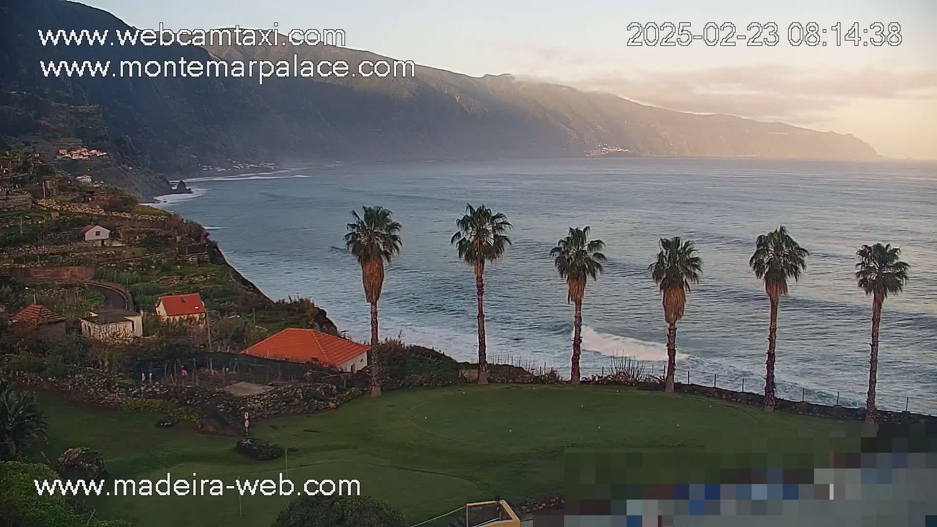 Ponta Delgada Coast  Live Cam from Monte Mar Palace Hotel - Sao Vicente, Madeira, Portugal