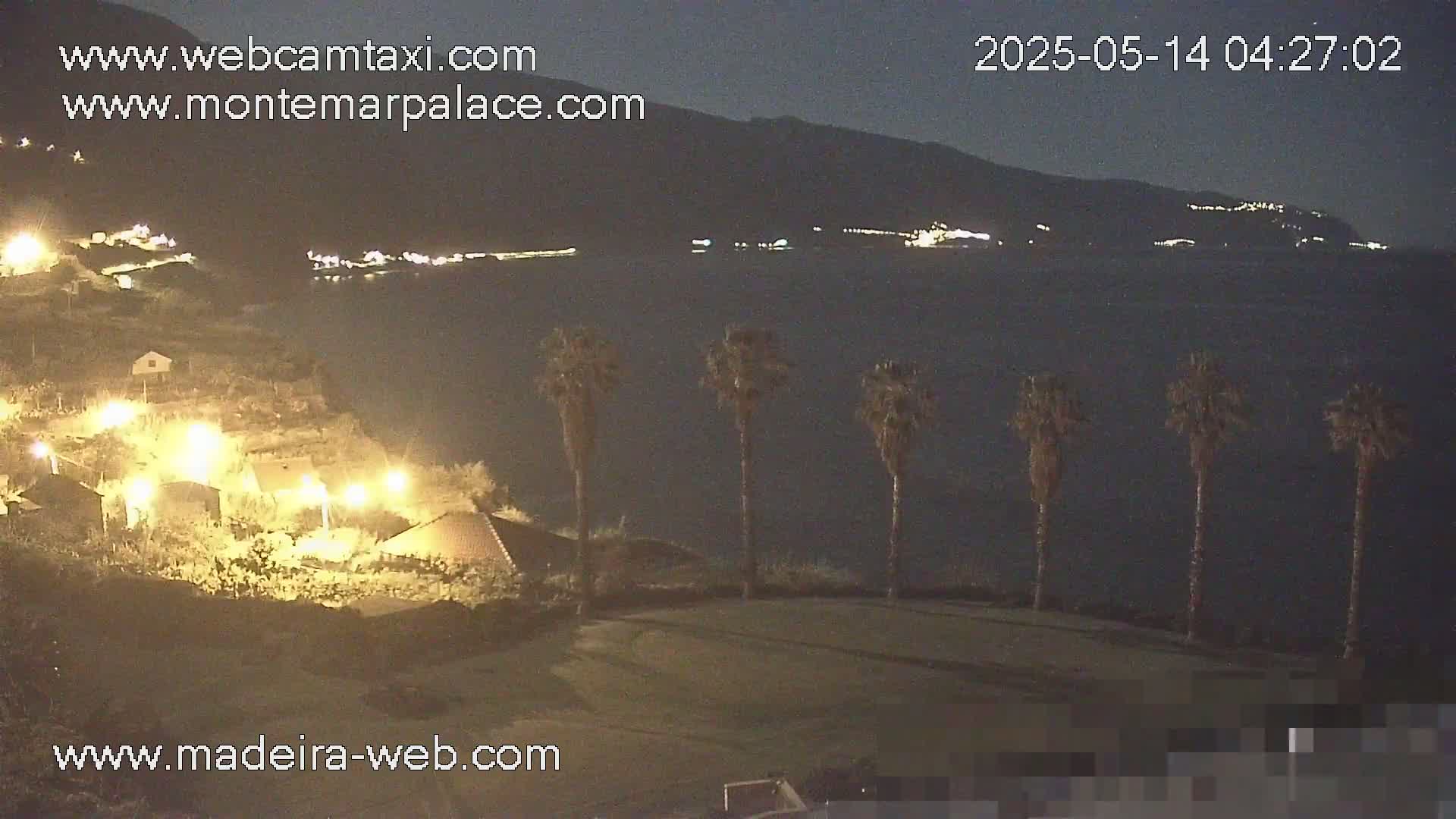 Ponta Delgada Coast  Live Cam from Monte Mar Palace Hotel - Sao Vicente, Madeira, Portugal