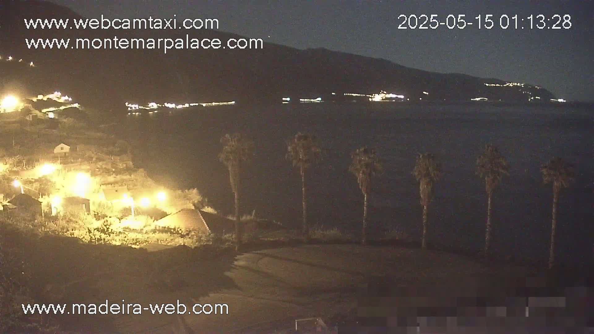 Ponta Delgada Coast  Live Cam from Monte Mar Palace Hotel - Sao Vicente, Madeira, Portugal