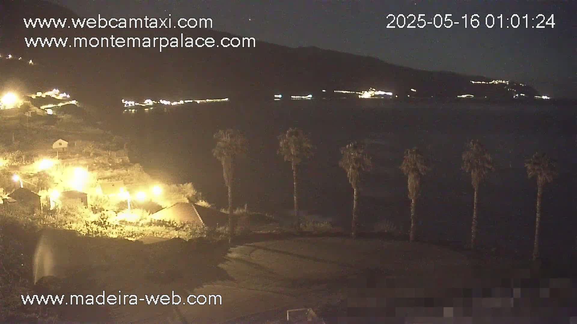 Ponta Delgada Coast  Live Cam from Monte Mar Palace Hotel - Sao Vicente, Madeira, Portugal