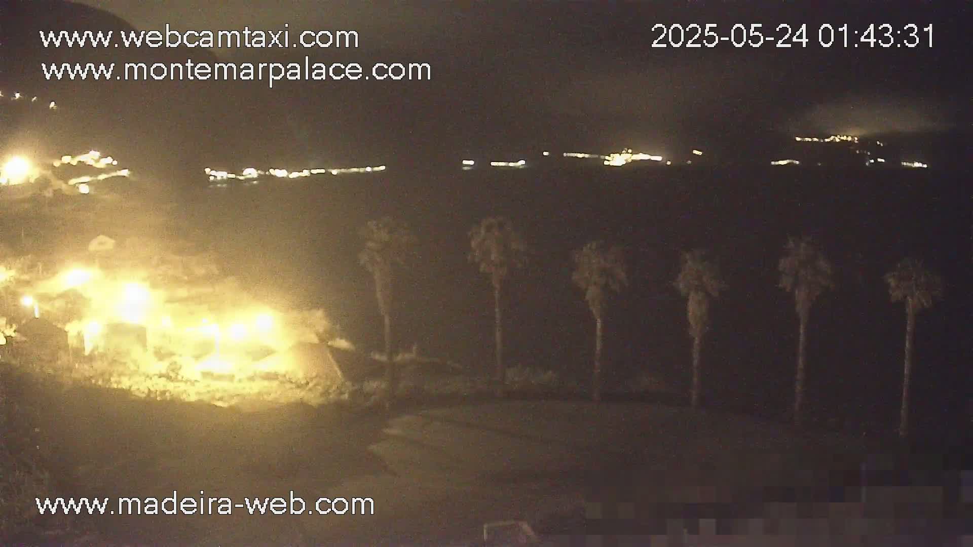 Ponta Delgada Coast  Live Cam from Monte Mar Palace Hotel - Sao Vicente, Madeira, Portugal