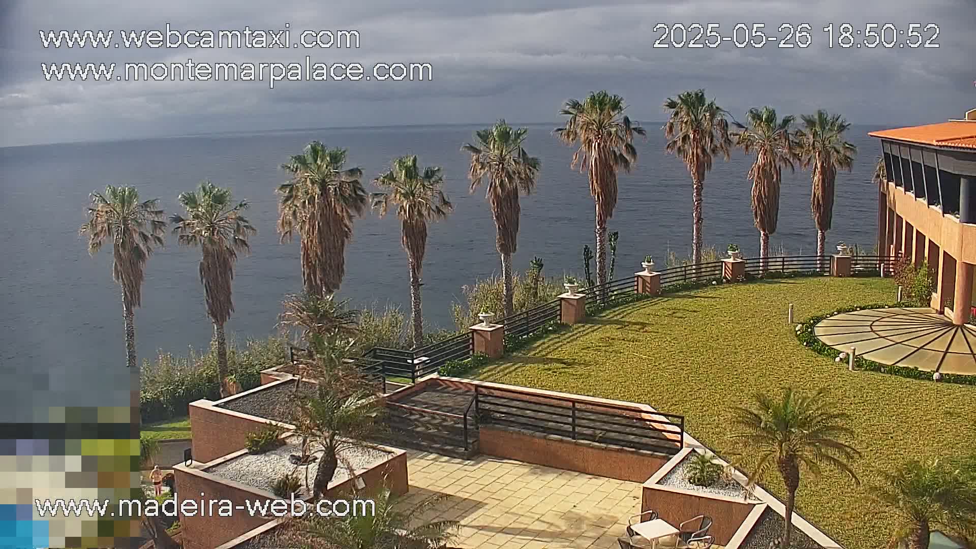 Ponta Delgada Coast  Live Cam from Monte Mar Palace Hotel - Sao Vicente, Madeira, Portugal