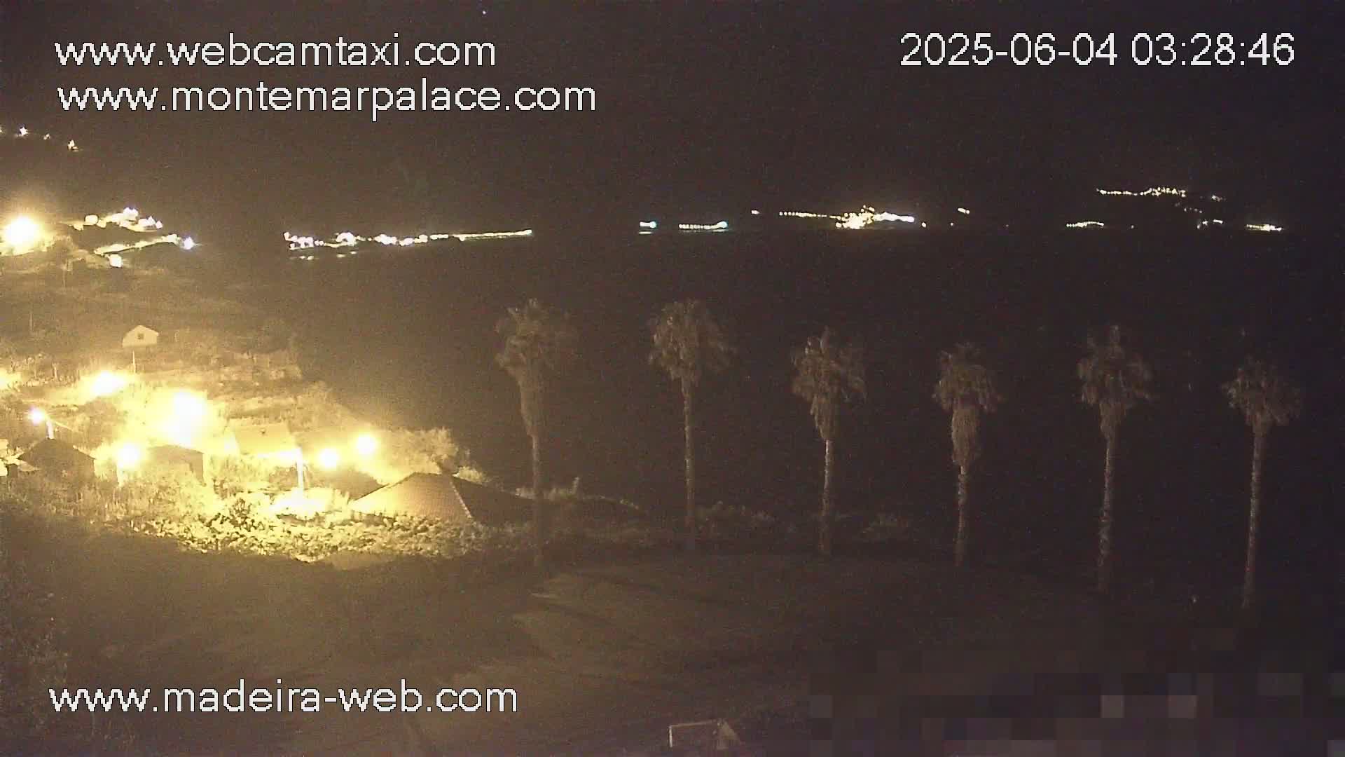 Ponta Delgada Coast  Live Cam from Monte Mar Palace Hotel - Sao Vicente, Madeira, Portugal