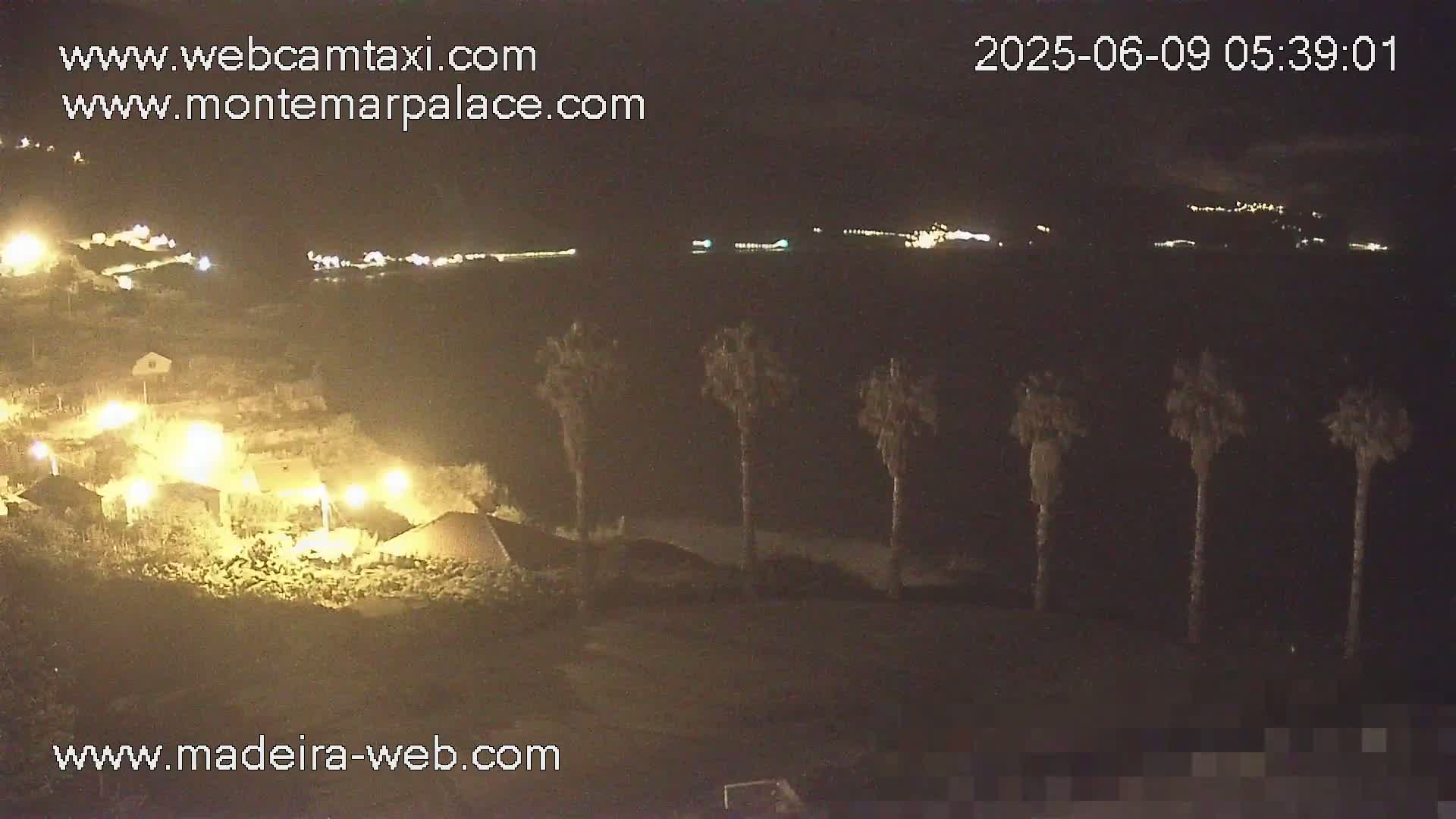 Ponta Delgada Coast  Live Cam from Monte Mar Palace Hotel - Sao Vicente, Madeira, Portugal