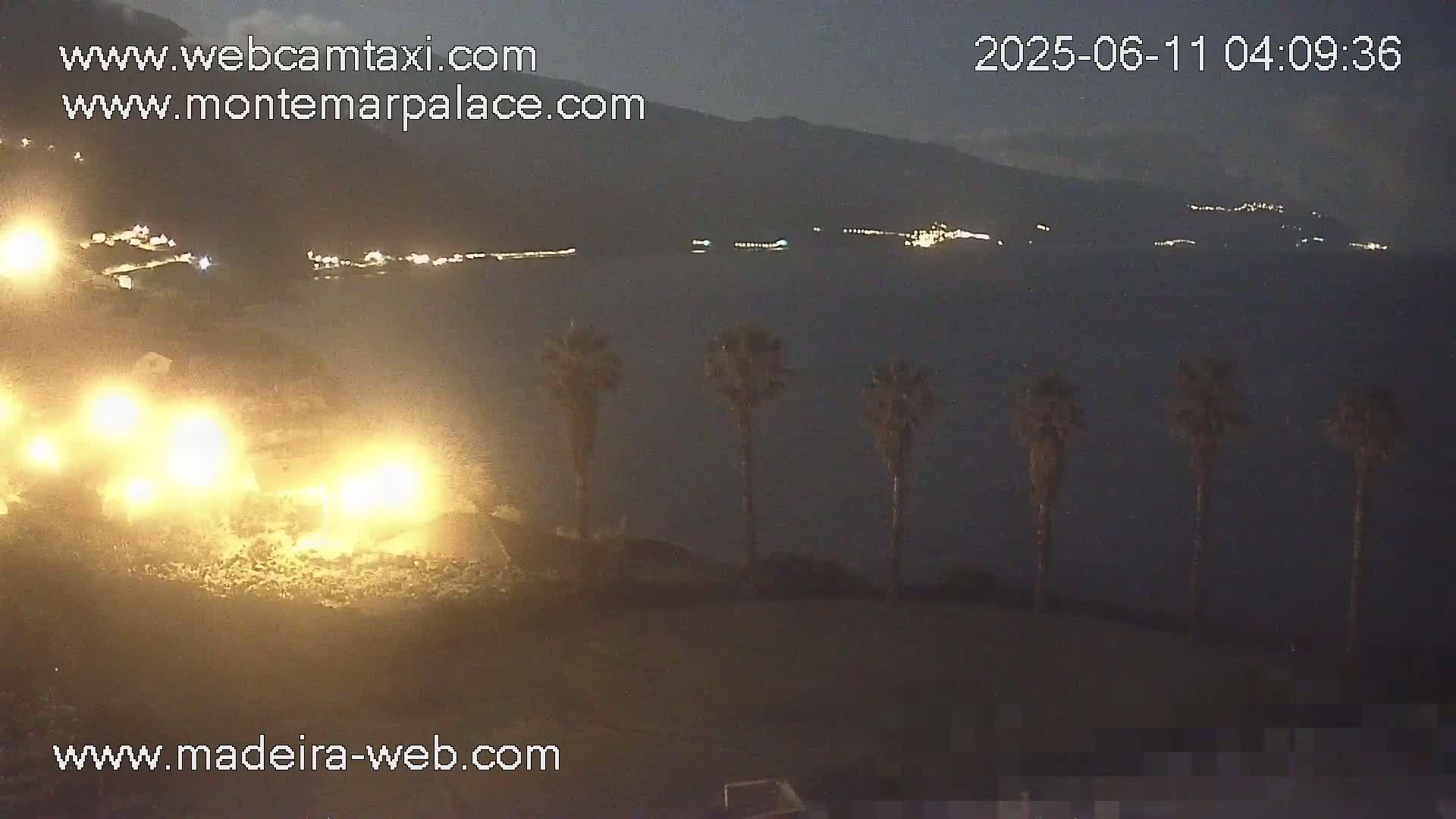 Ponta Delgada Coast  Live Cam from Monte Mar Palace Hotel - Sao Vicente, Madeira, Portugal