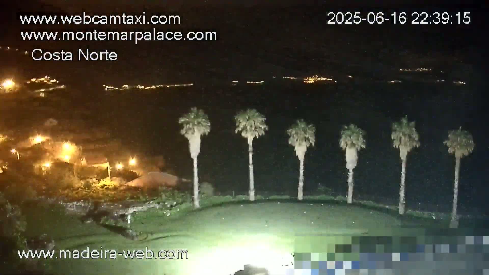 Ponta Delgada Coast  Live Cam from Monte Mar Palace Hotel - Sao Vicente, Madeira, Portugal
