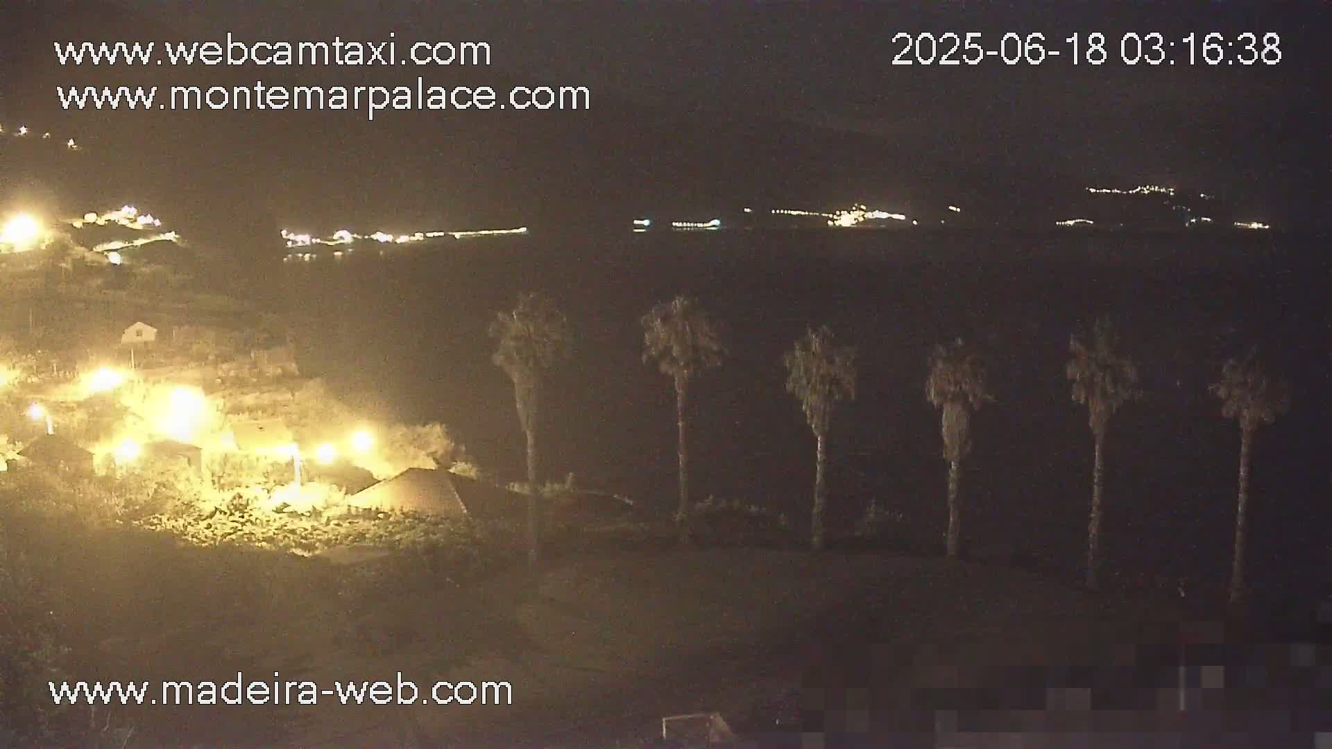 Ponta Delgada Coast  Live Cam from Monte Mar Palace Hotel - Sao Vicente, Madeira, Portugal