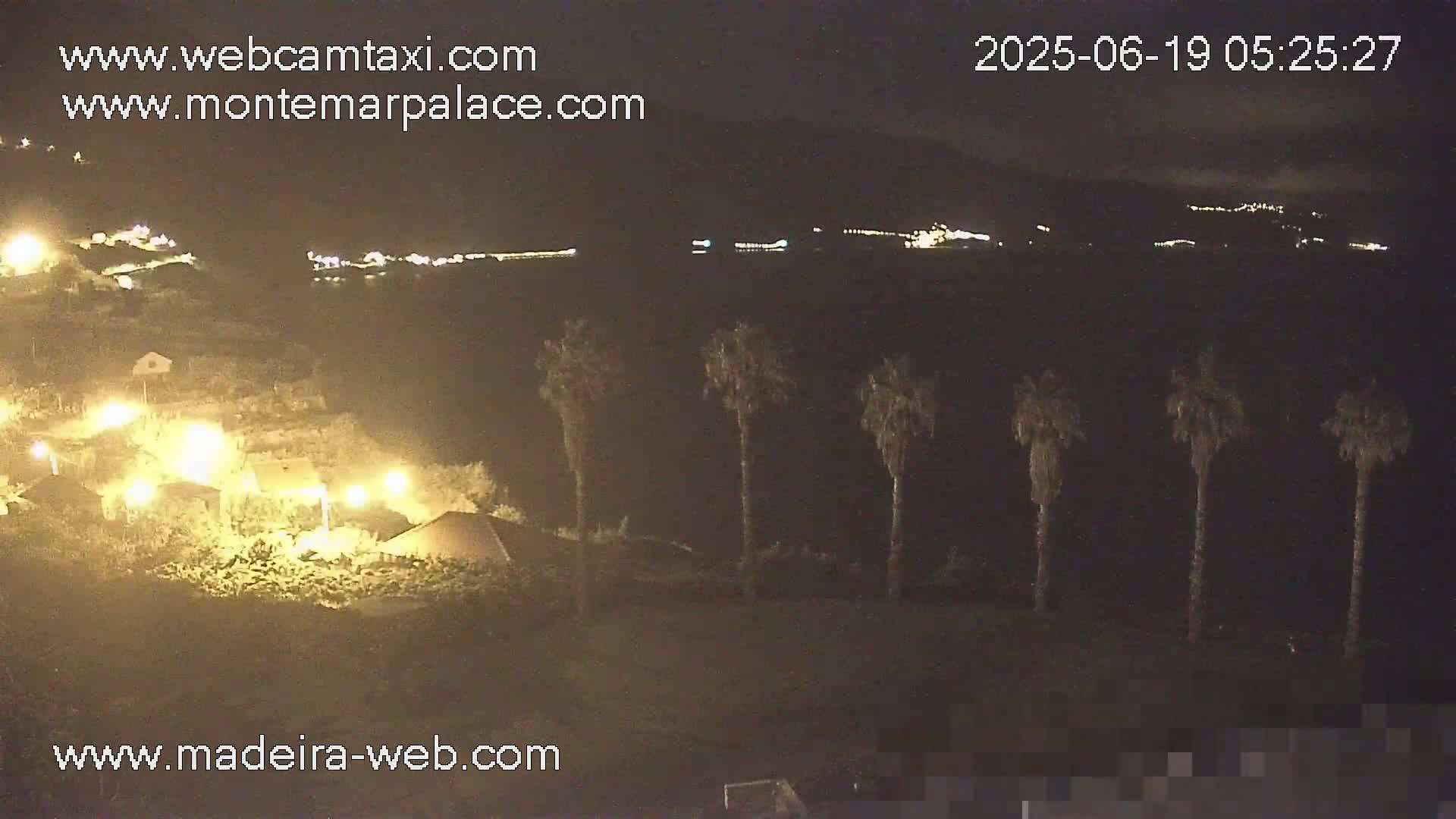Ponta Delgada Coast  Live Cam from Monte Mar Palace Hotel - Sao Vicente, Madeira, Portugal