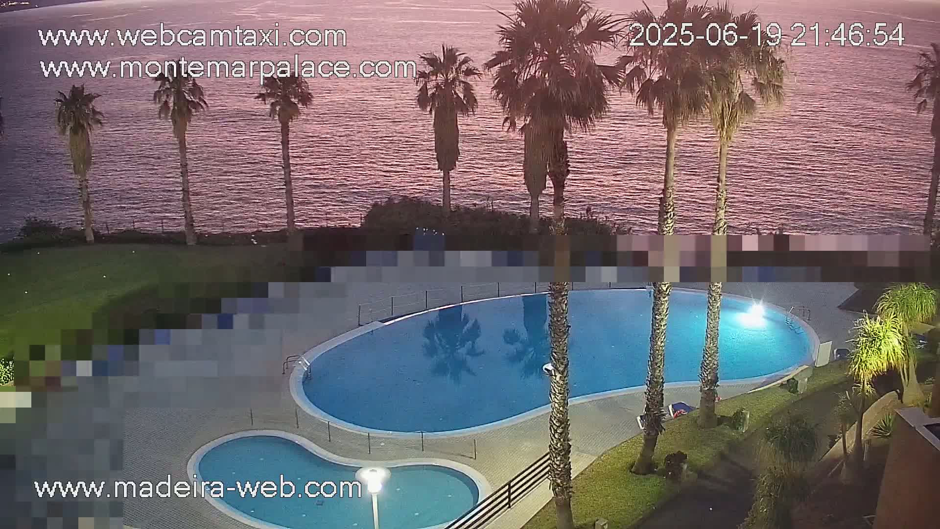 Ponta Delgada Coast  Live Cam from Monte Mar Palace Hotel - Sao Vicente, Madeira, Portugal