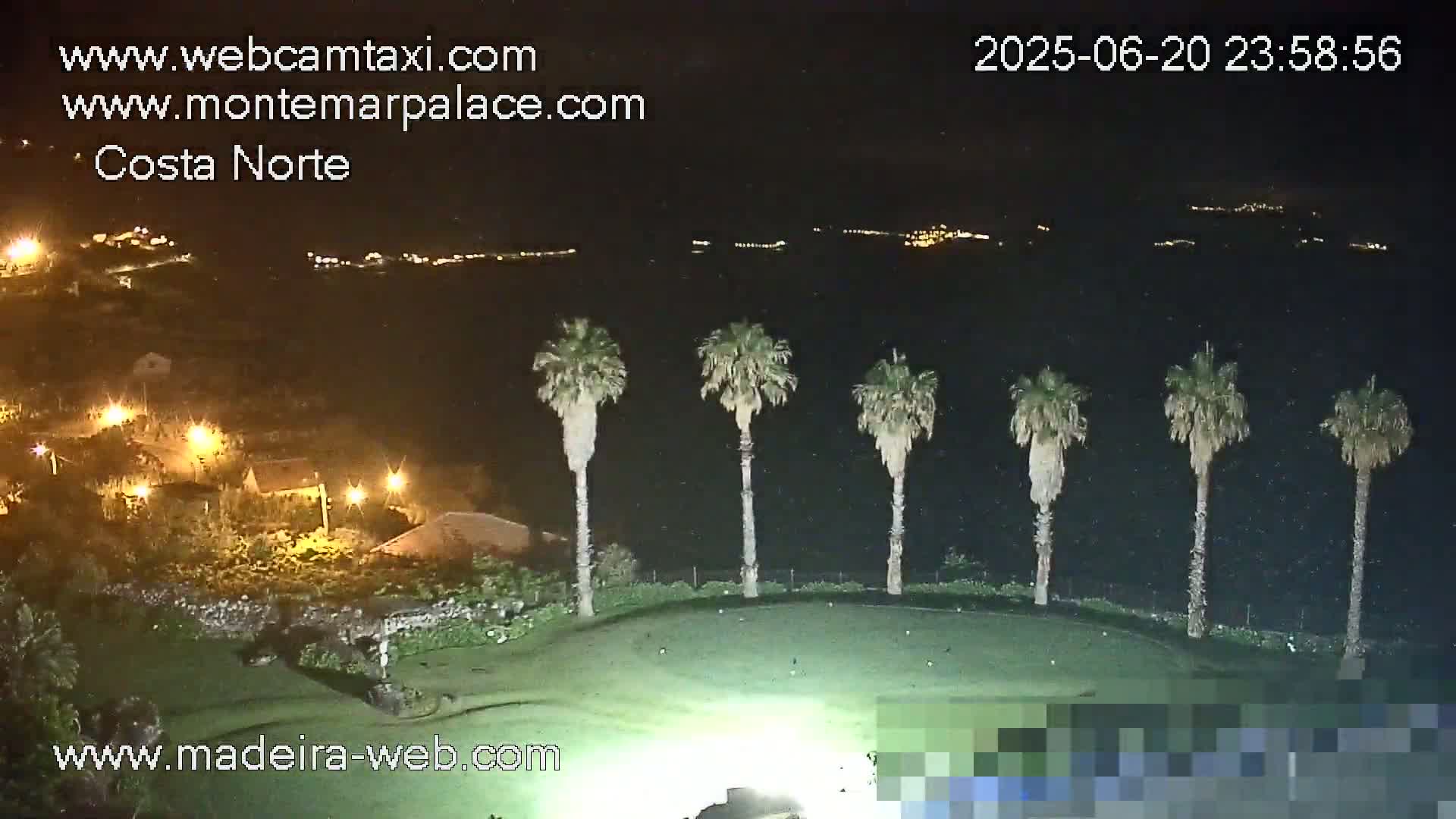 Ponta Delgada Coast  Live Cam from Monte Mar Palace Hotel - Sao Vicente, Madeira, Portugal